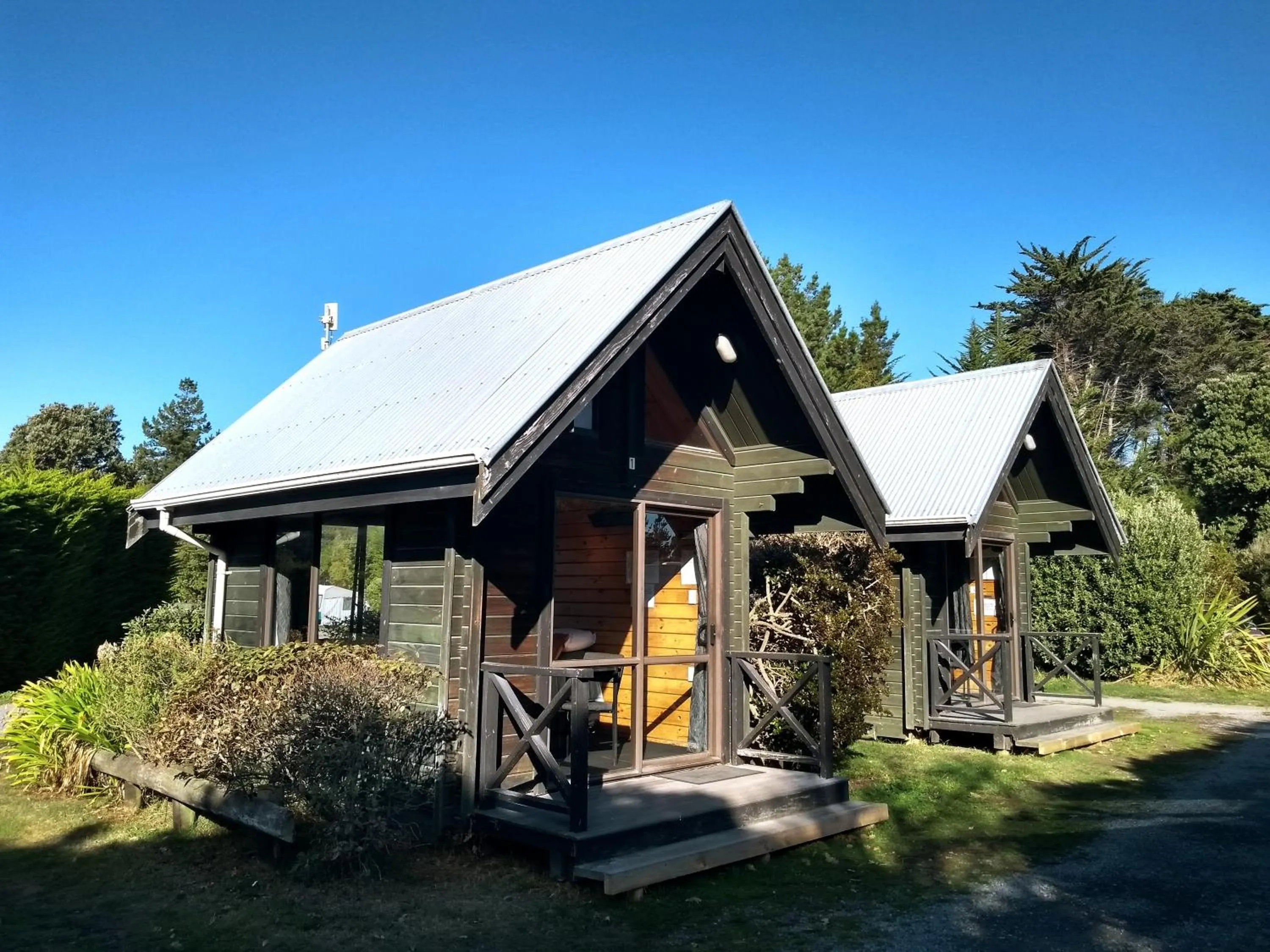 Property building in South Brighton Holiday Park