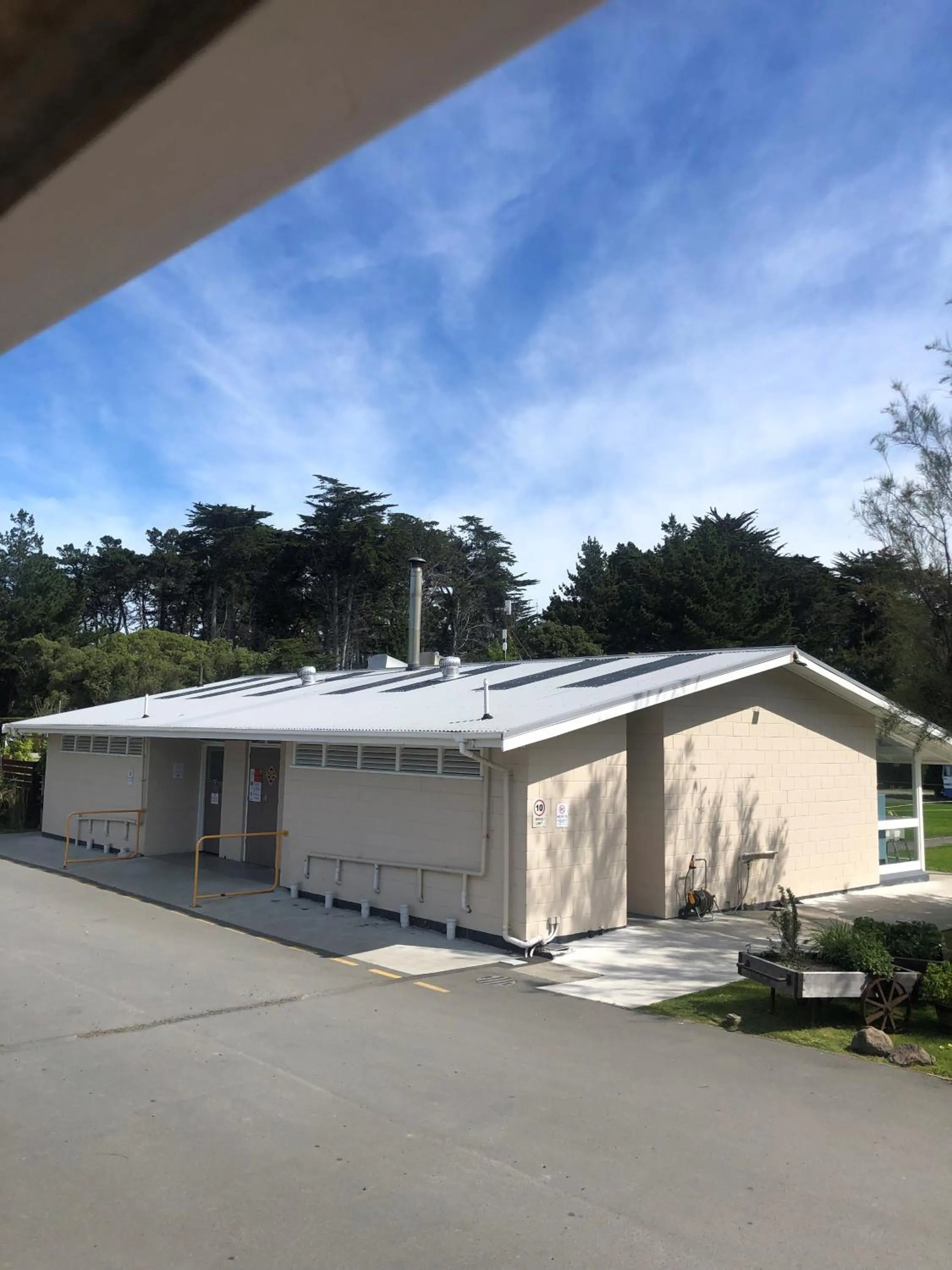 Shower in South Brighton Holiday Park