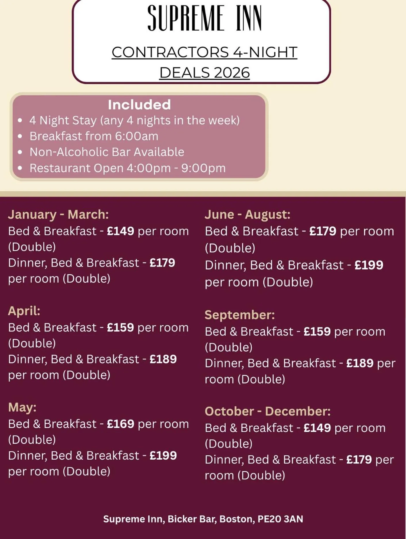 Property logo or sign in Supreme Inn Boston