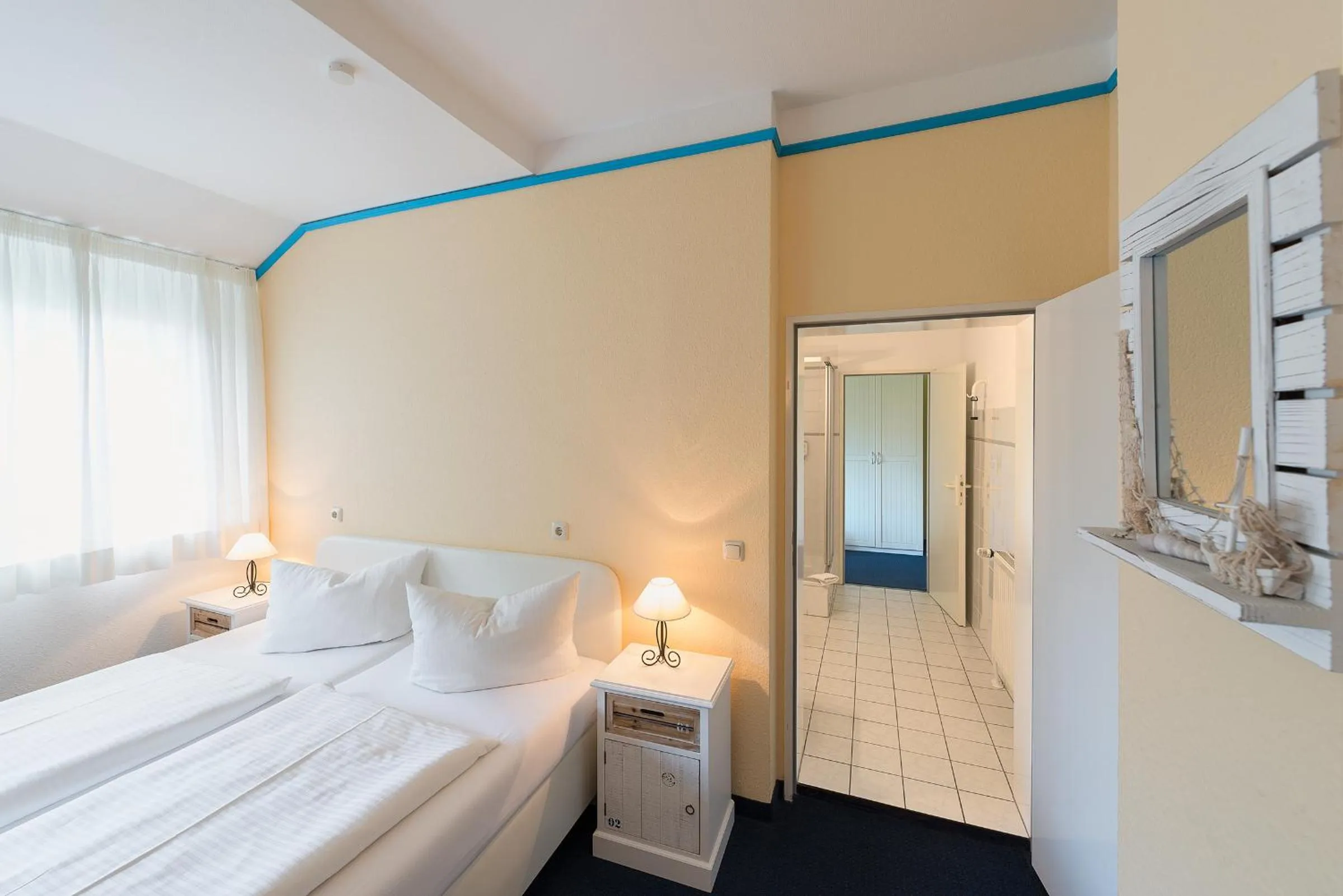 Photo of the whole room, Bed in Hotel am Wind