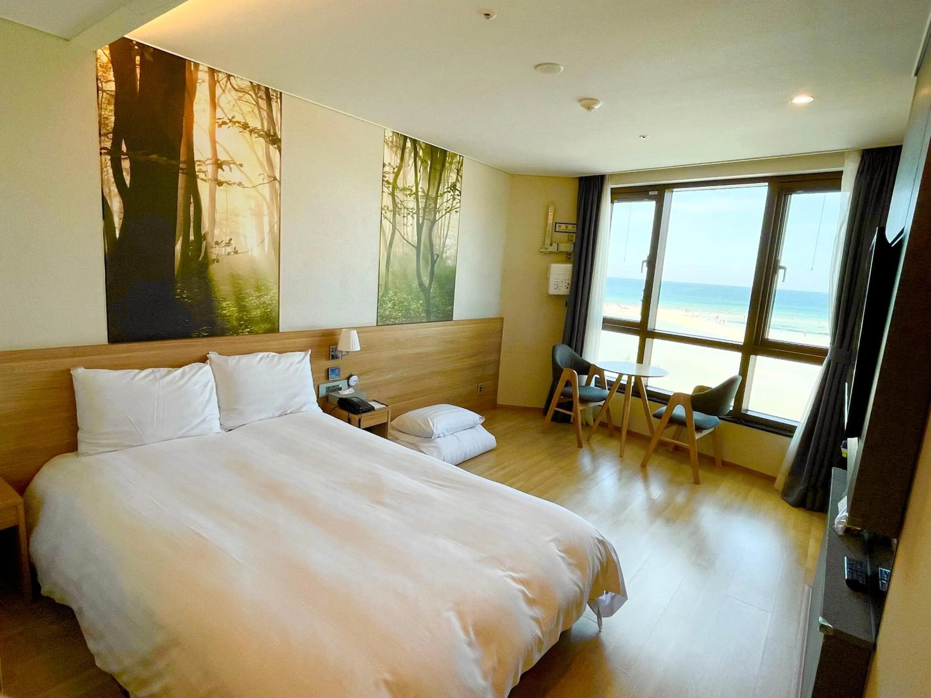 Bed in Utop Ubless Hotel Jeju