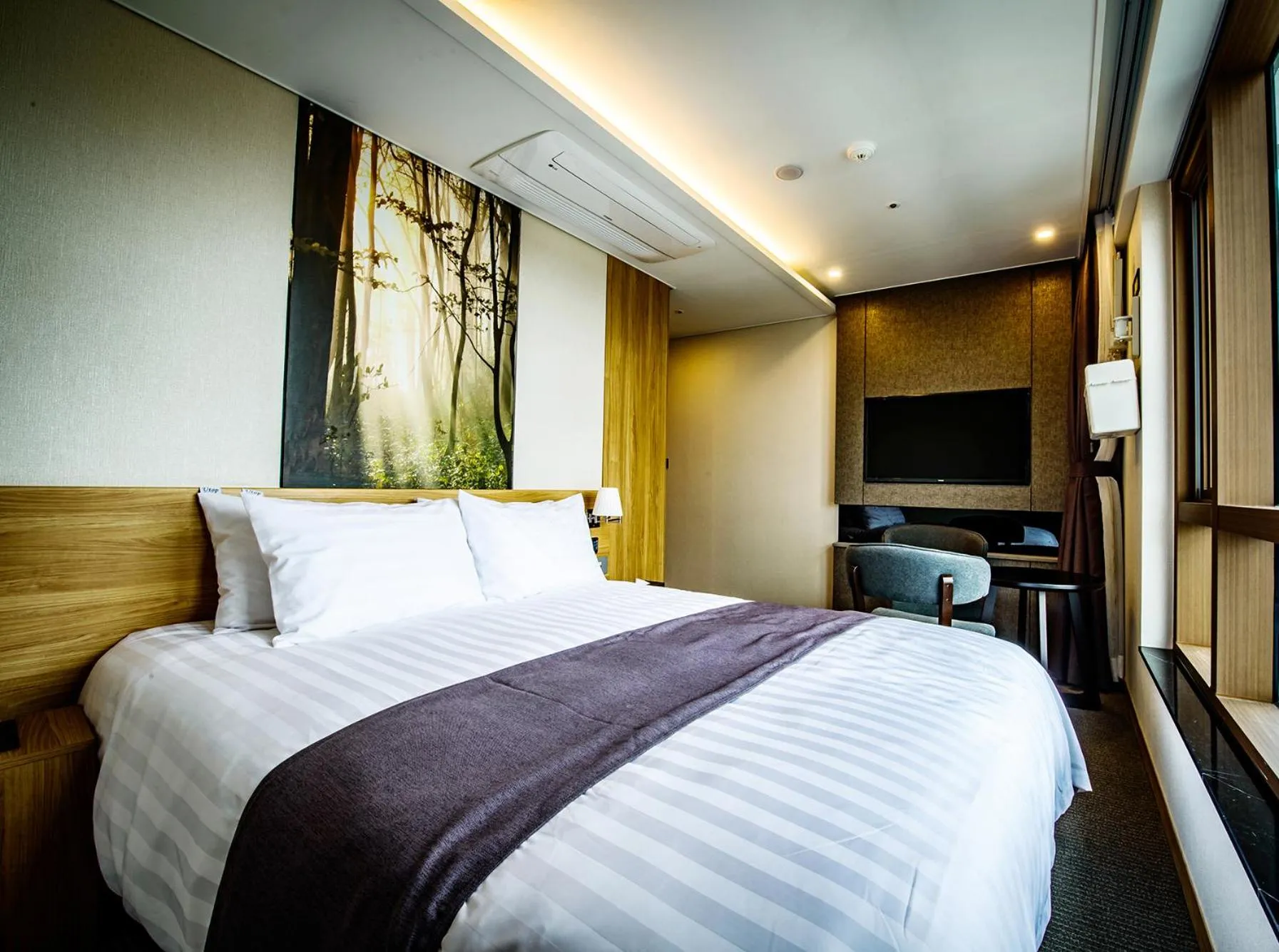 Bed in Utop Ubless Hotel Jeju