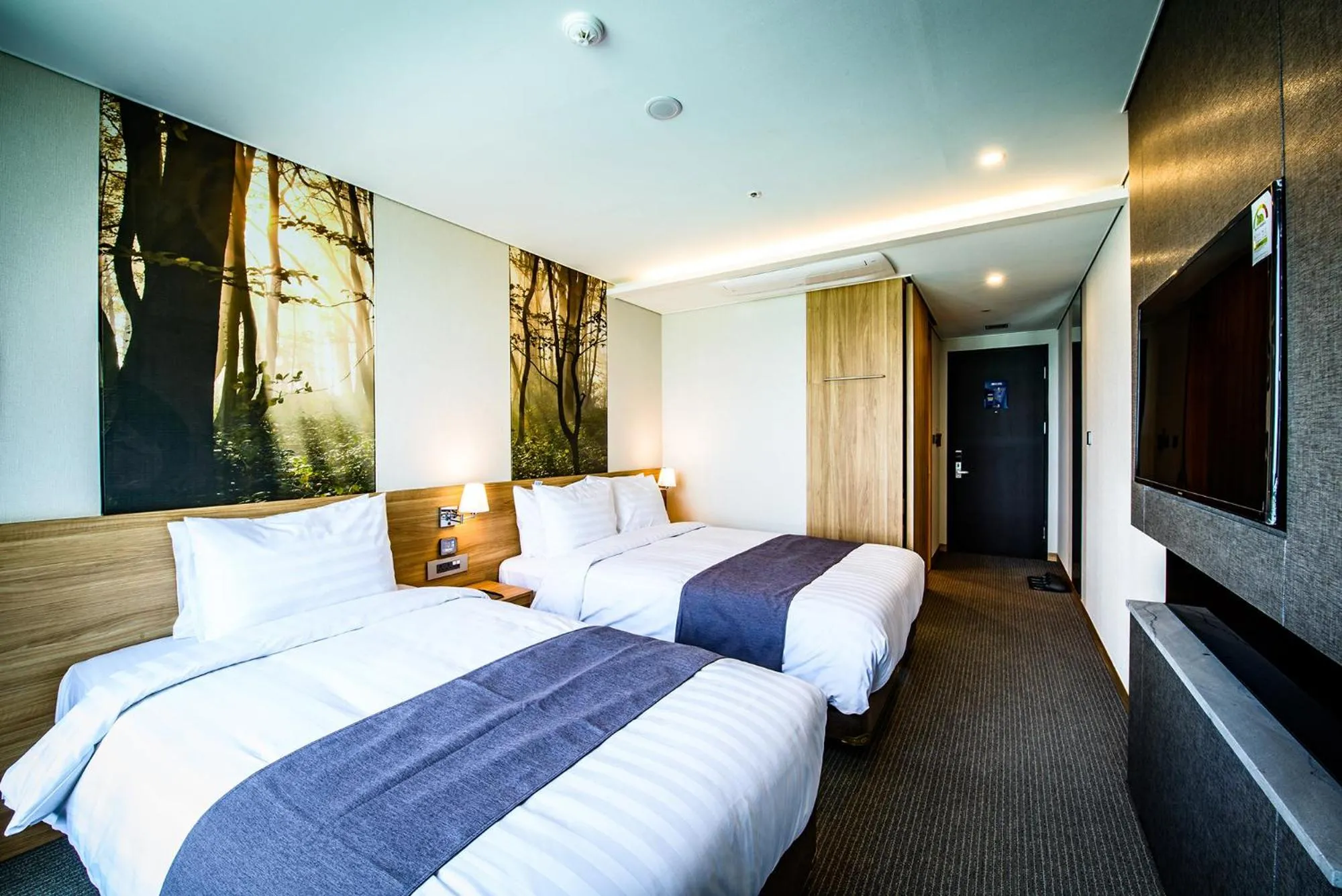 Bed in Utop Ubless Hotel Jeju