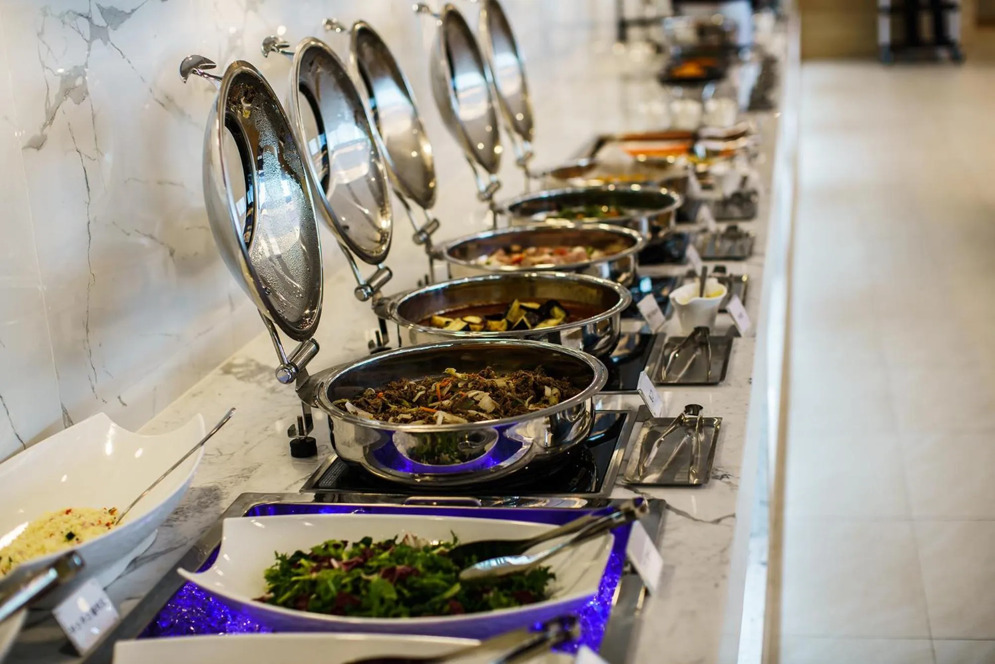 Buffet breakfast in Utop Ubless Hotel Jeju