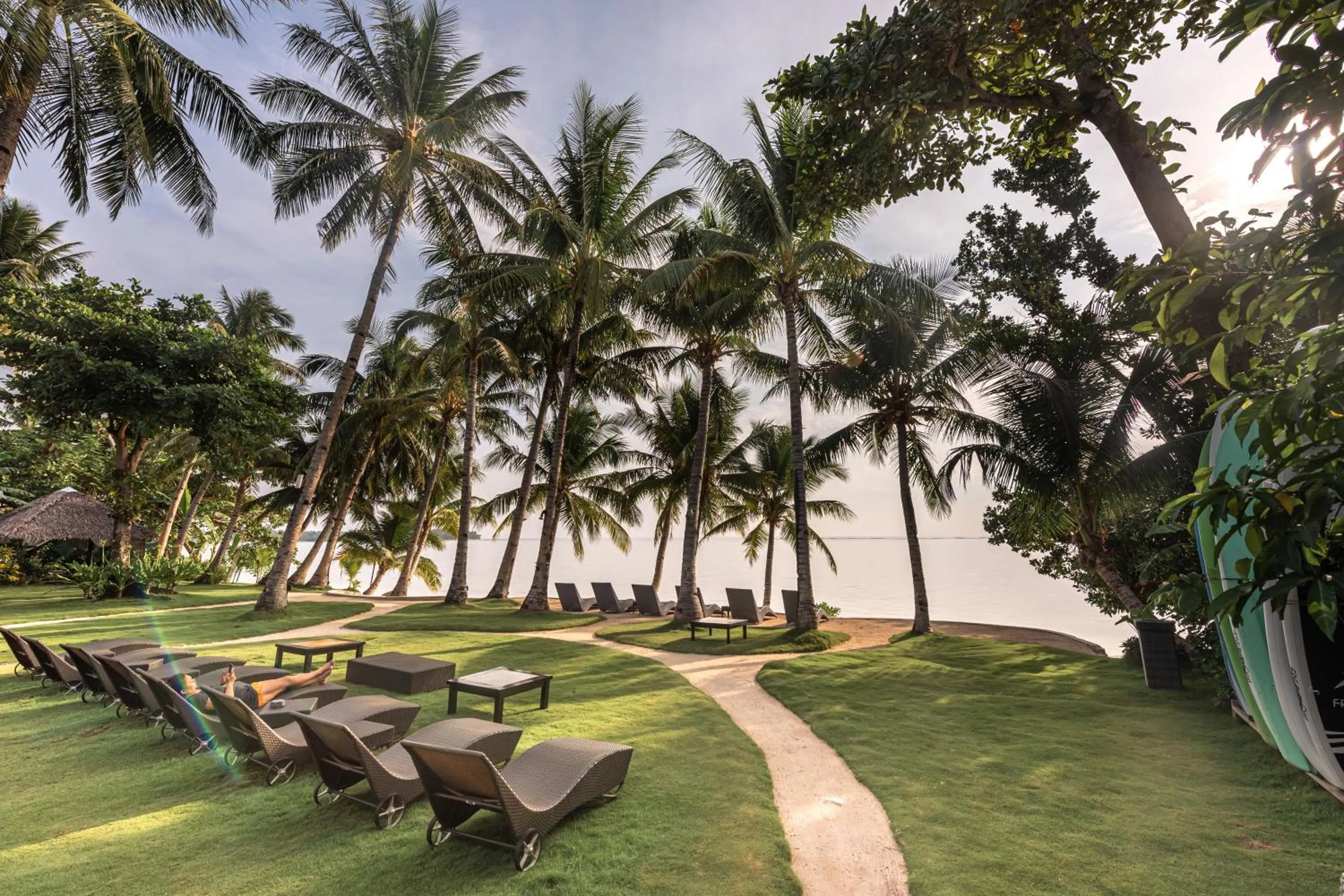 Beach in Siargao Island Villas