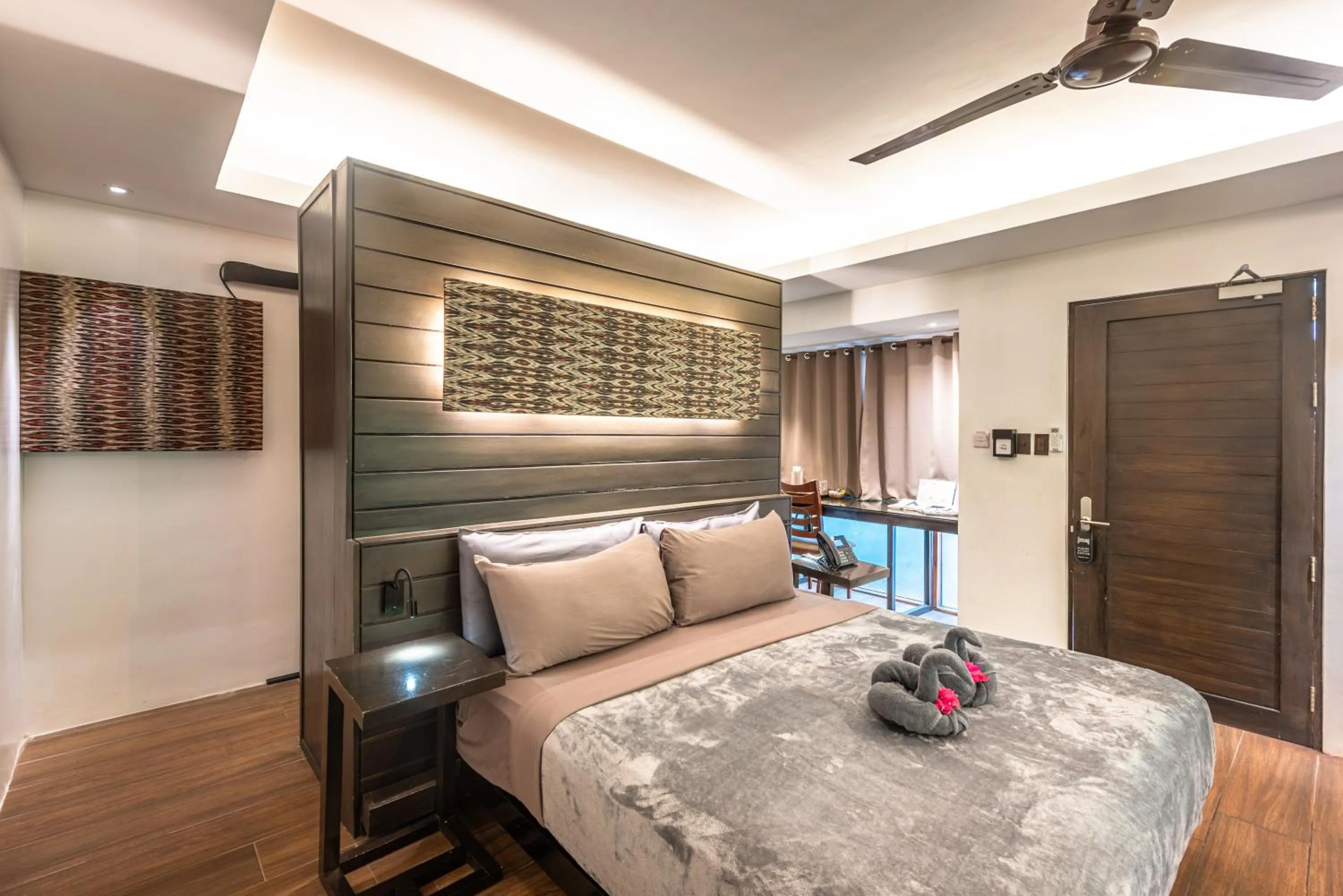 Bed in Siargao Island Villas