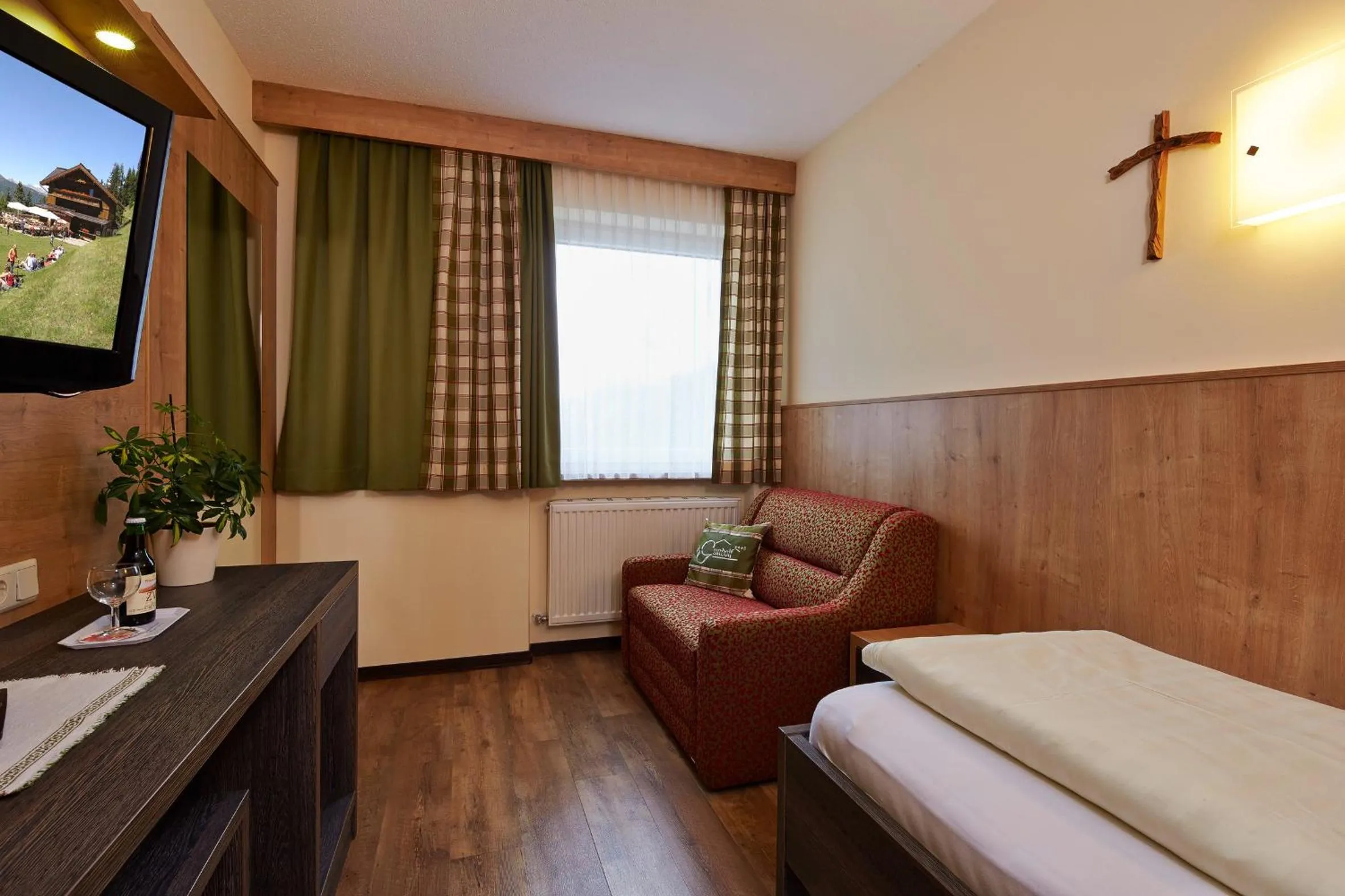 Seating area in Hotel Gundolf