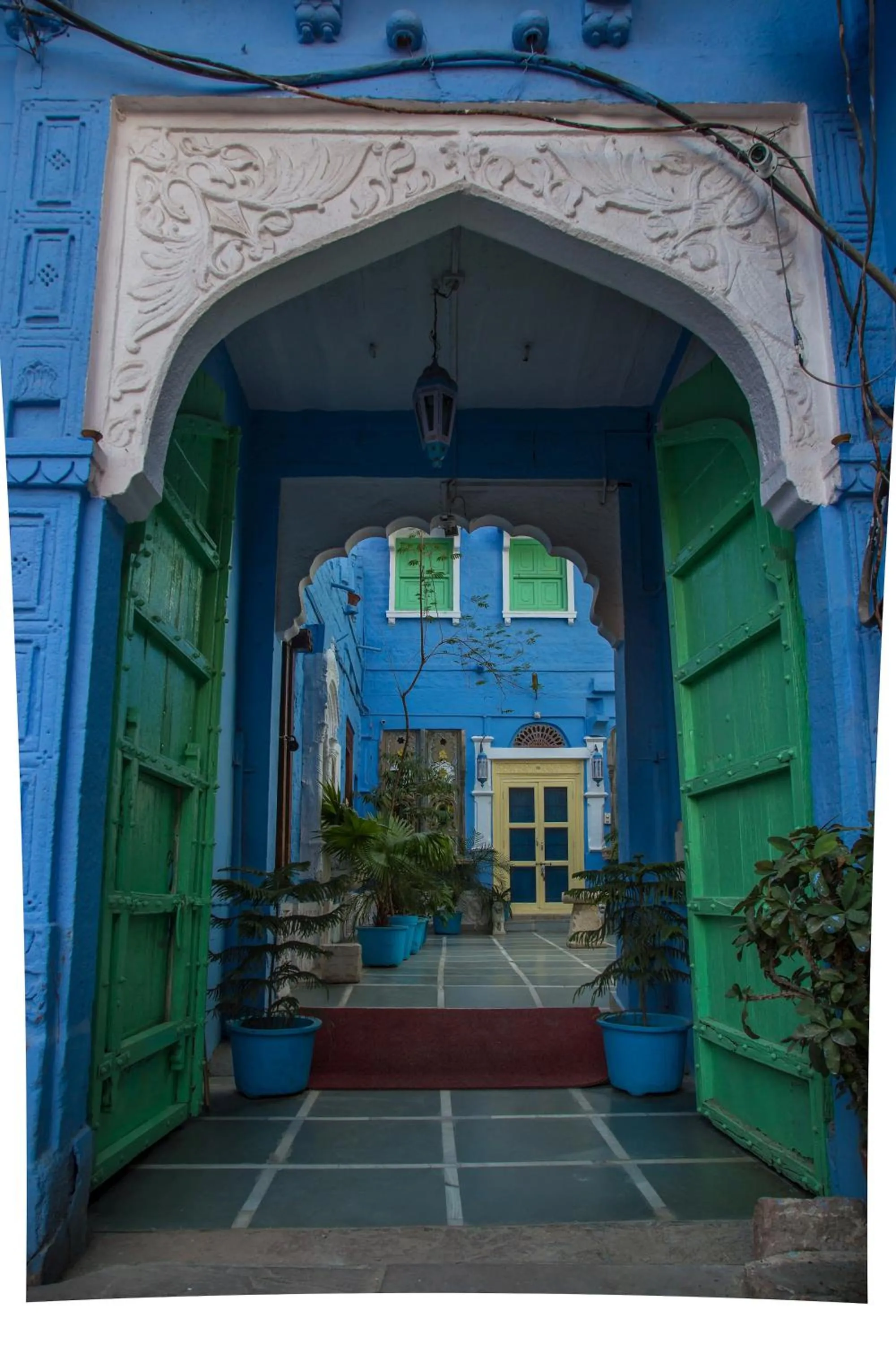 Facade/entrance in Heritage Gouri Haveli