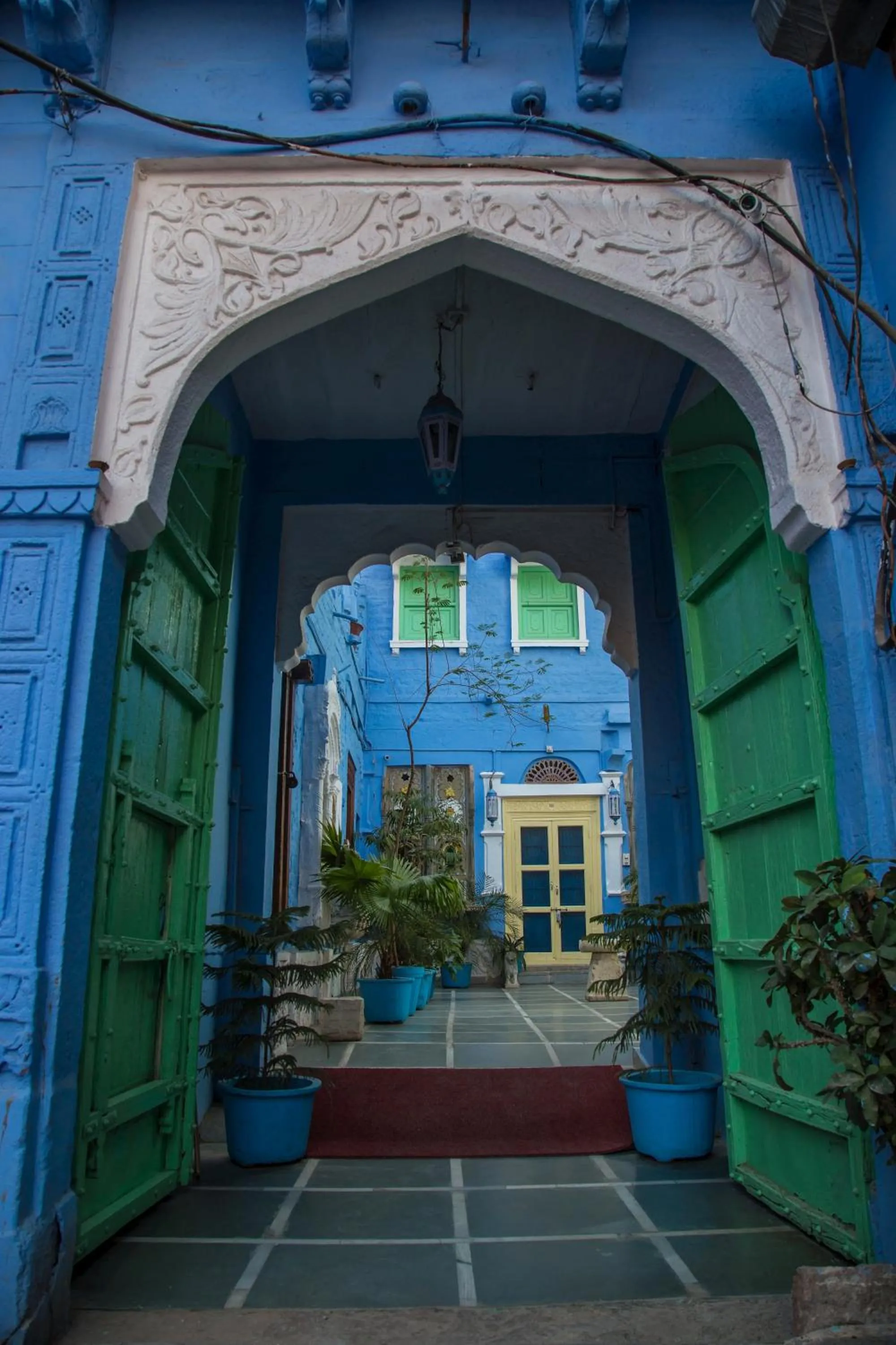 Facade/entrance in Heritage Gouri Haveli