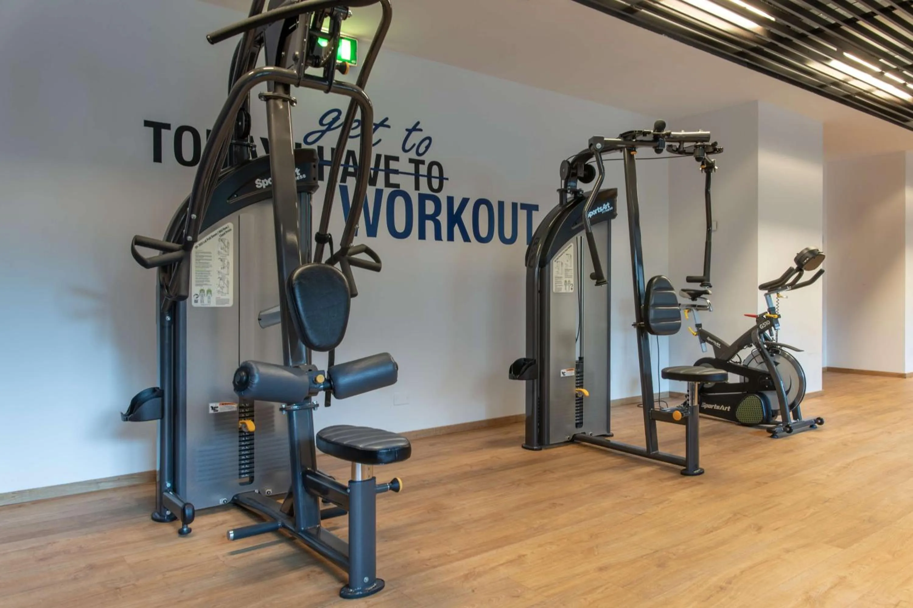 Fitness centre/facilities in Radisson Blu Hotel Milan