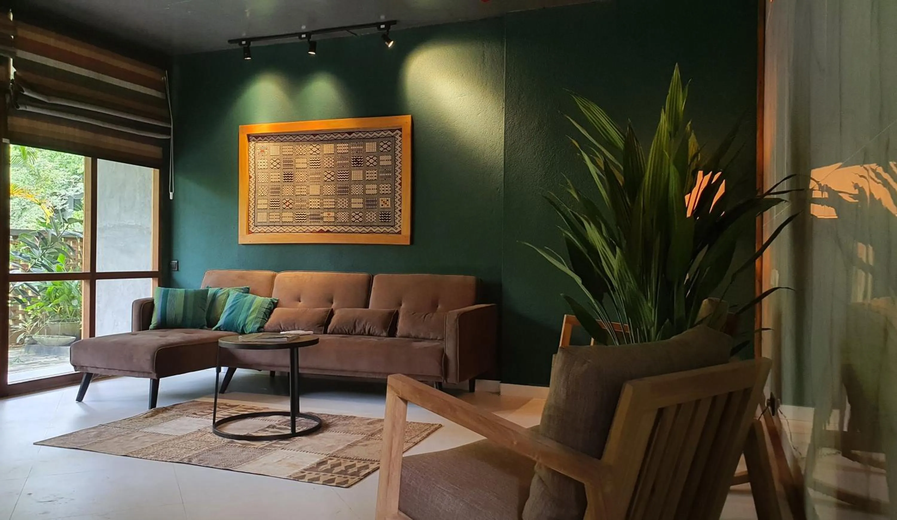 Living room in Lankavatara Ocean Retreat & Spa