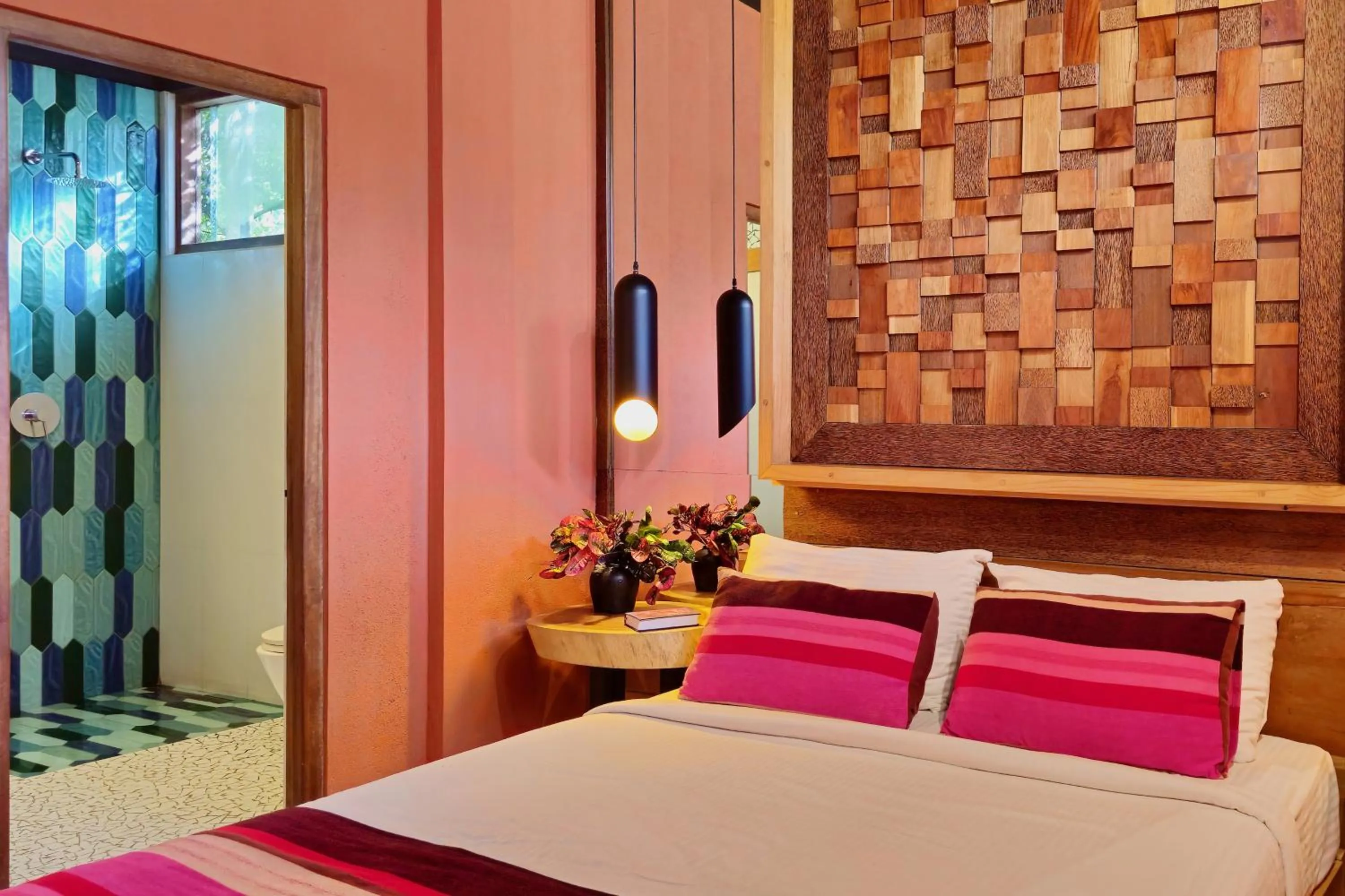 Bedroom, Bed in Lankavatara Ocean Retreat & Spa