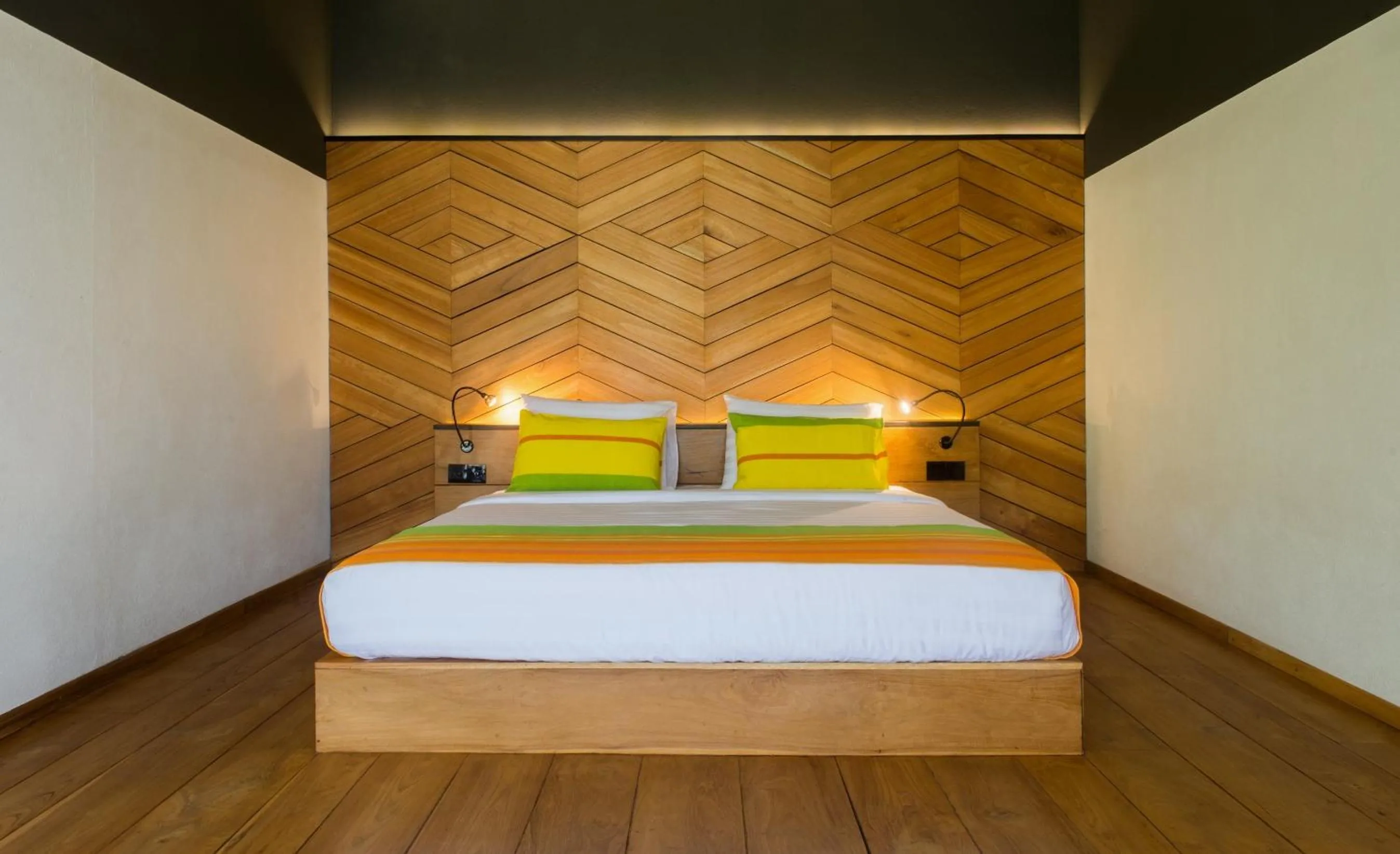 Decorative detail, Bed in Lankavatara Ocean Retreat & Spa