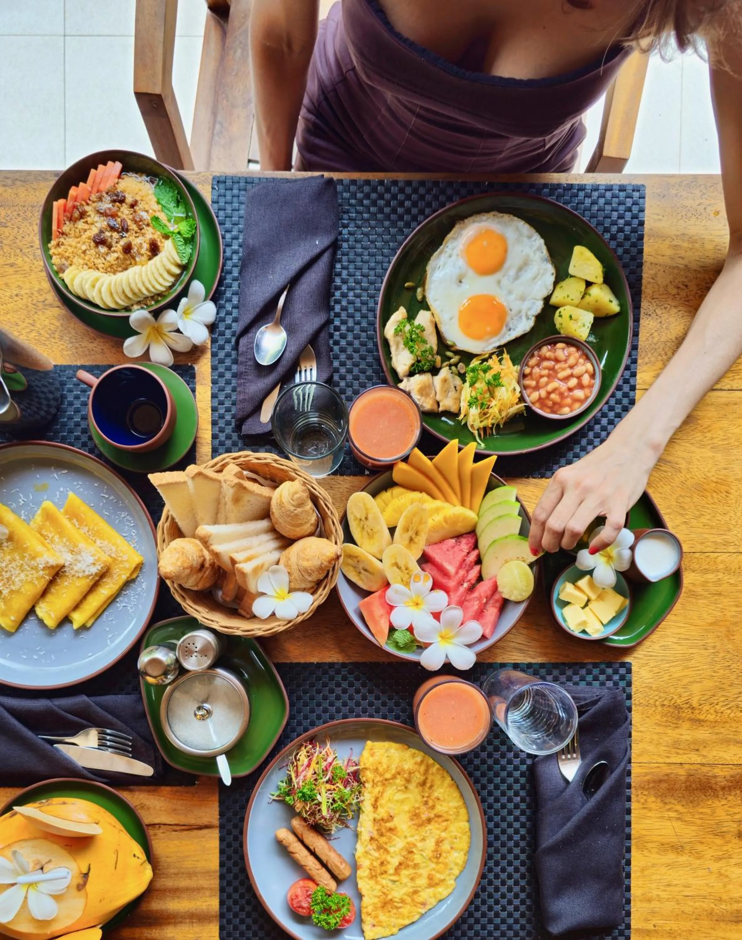 Breakfast in Lankavatara Ocean Retreat & Spa