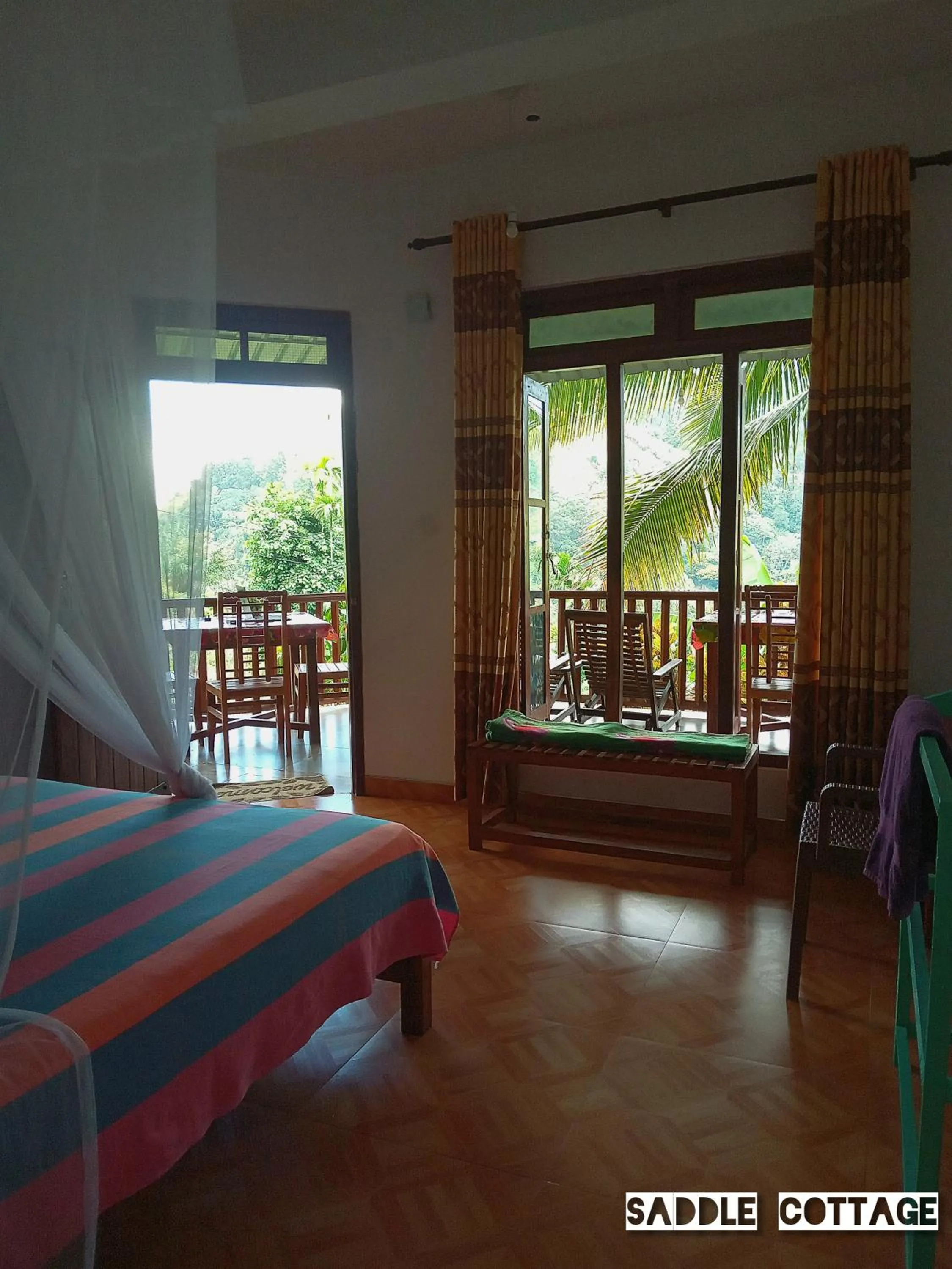Bed in Saddle Cottage