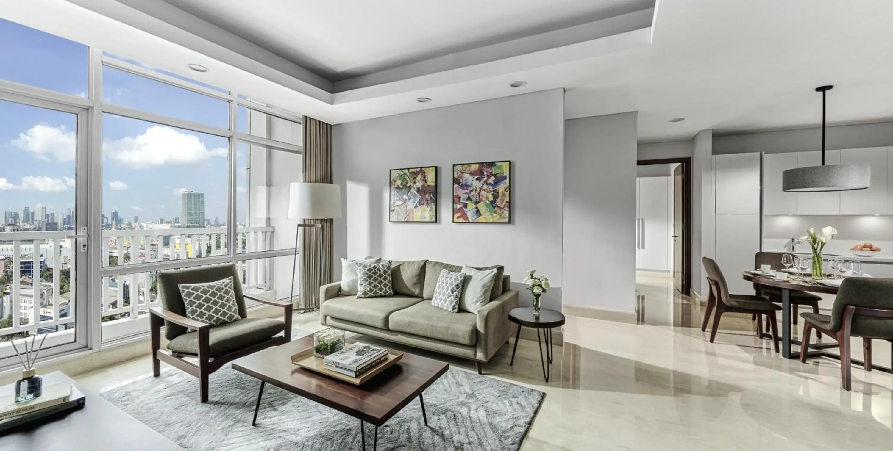 Two-Bedroom Apartment in Oakwood Suites La Maison Jakarta Two-Bedroom Apartment in Oakwood Suites La Maison Jakarta