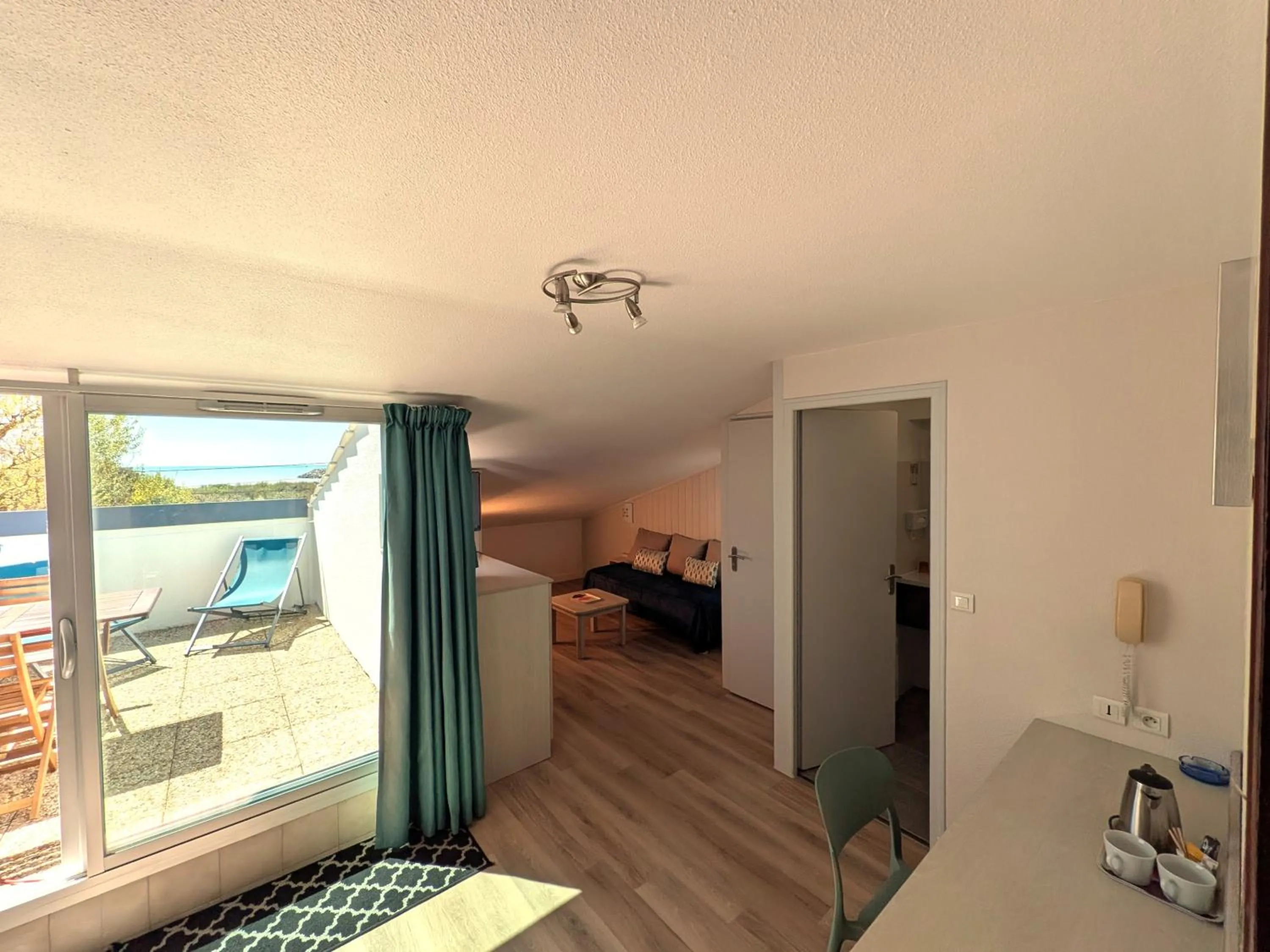 Bed in Hotel L'Oceane