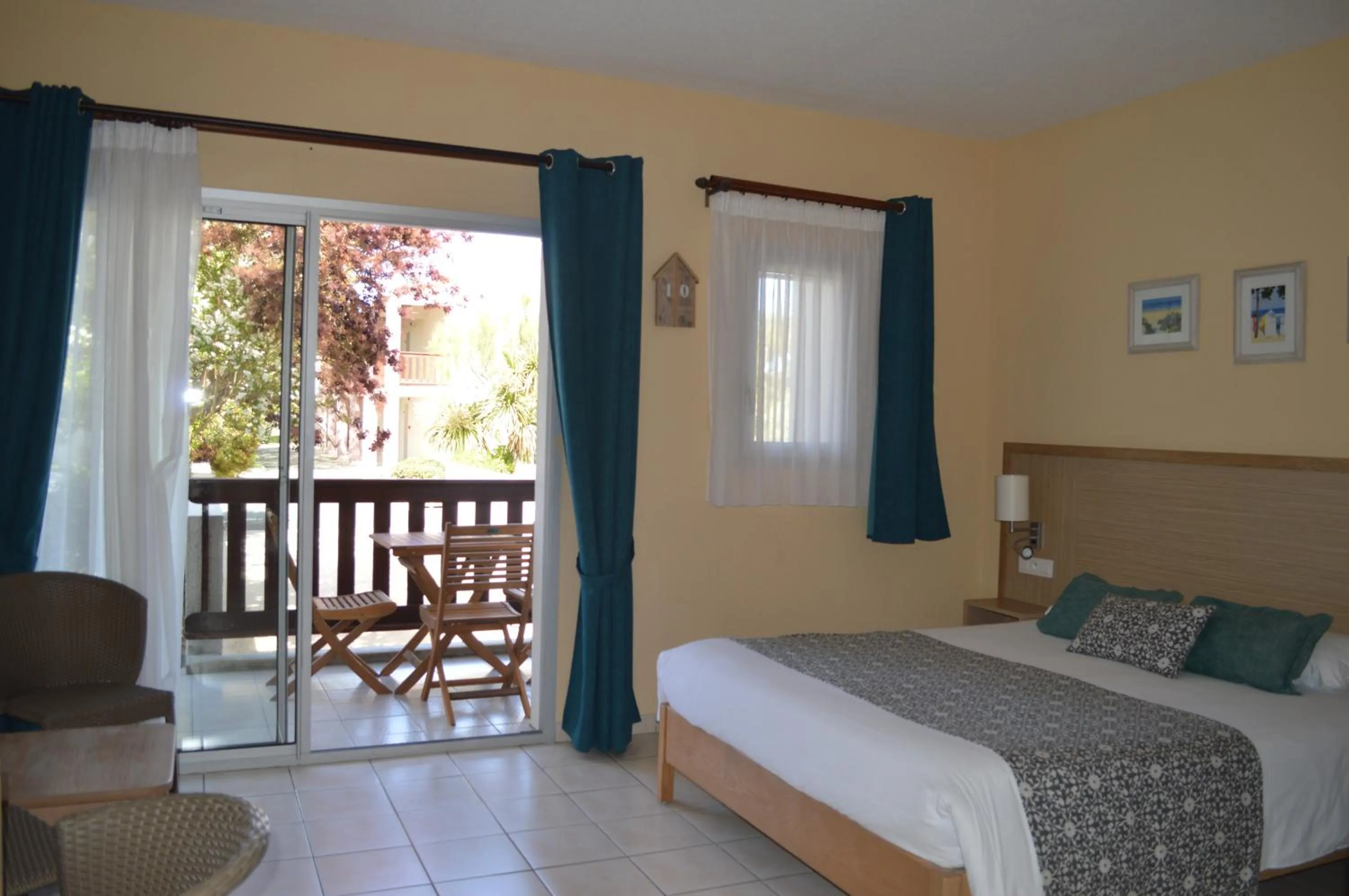 Bed in Hotel L'Oceane