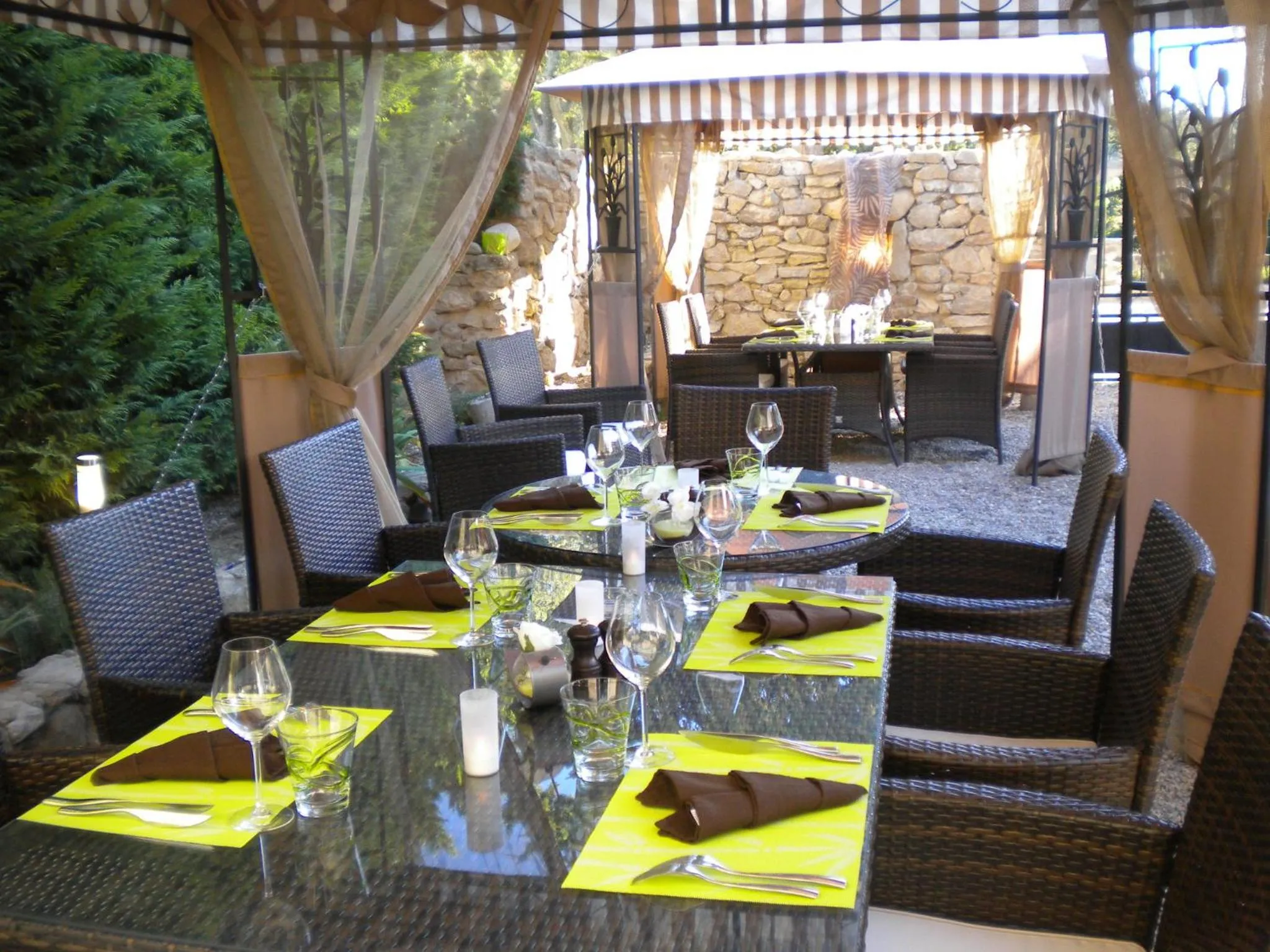 Restaurant/places to eat in Logis Hôtel Château De Palaja