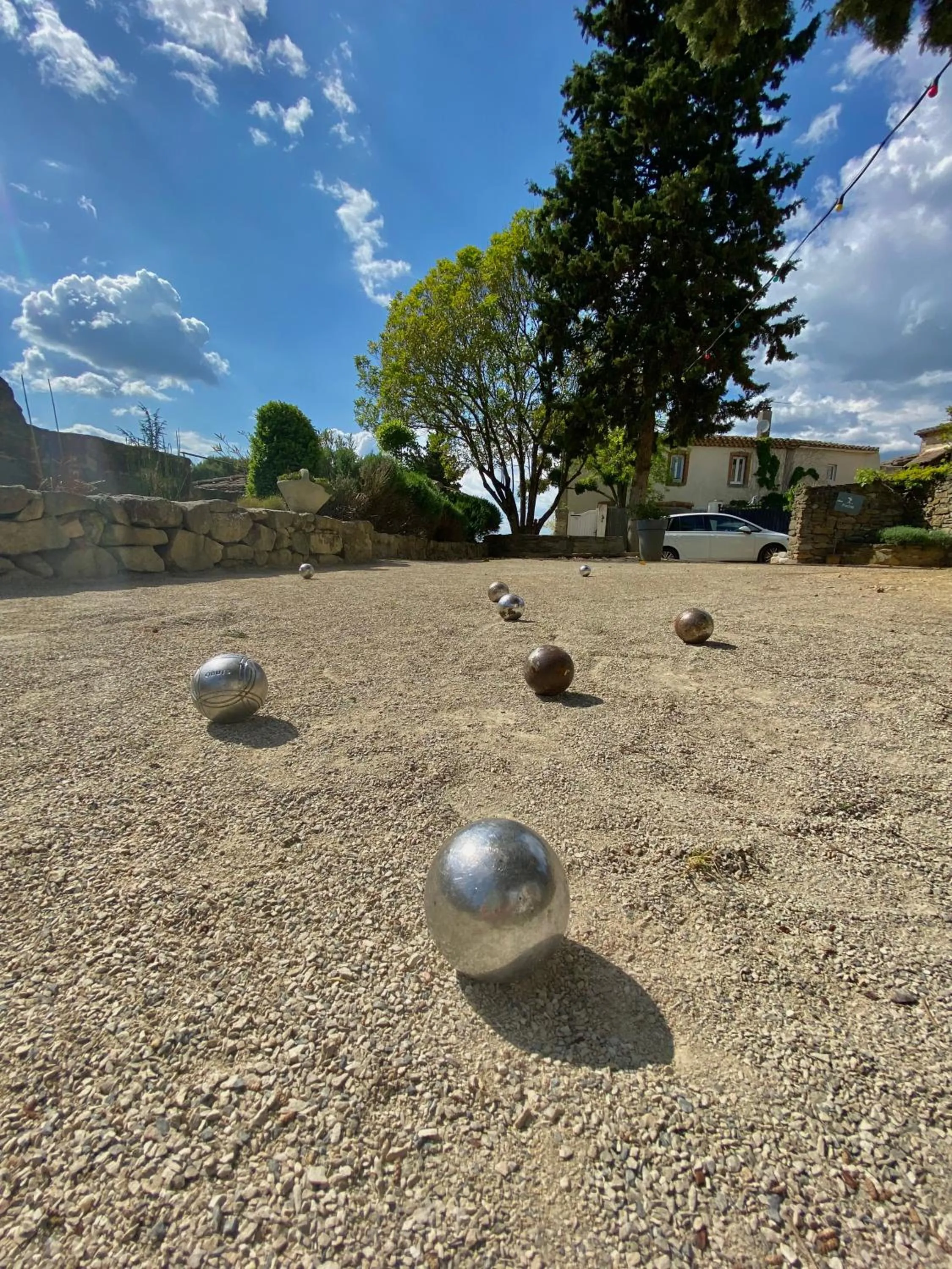 Garden in Logis Hôtel Château De Palaja