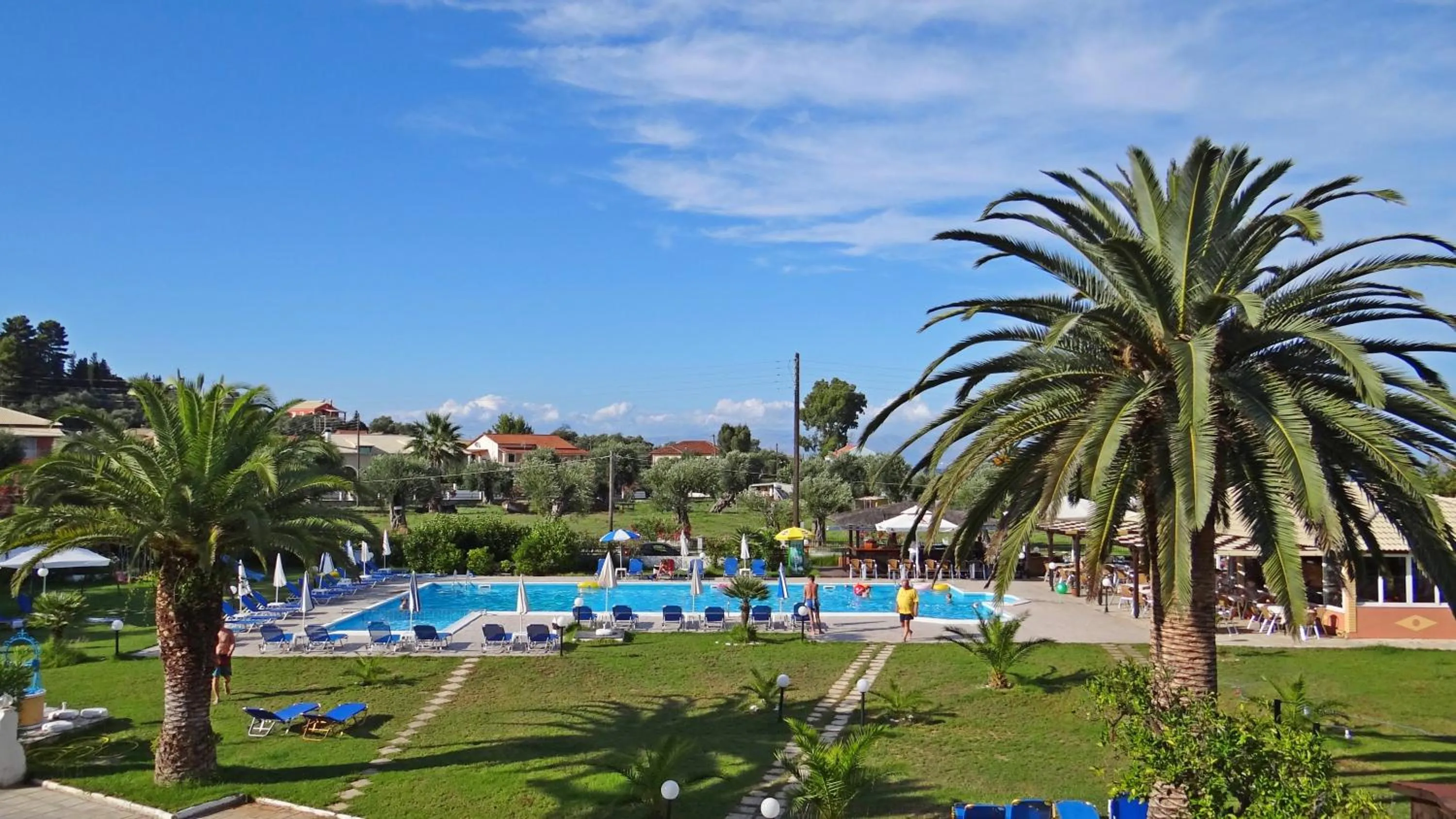 Garden view in Egrypos Hotel