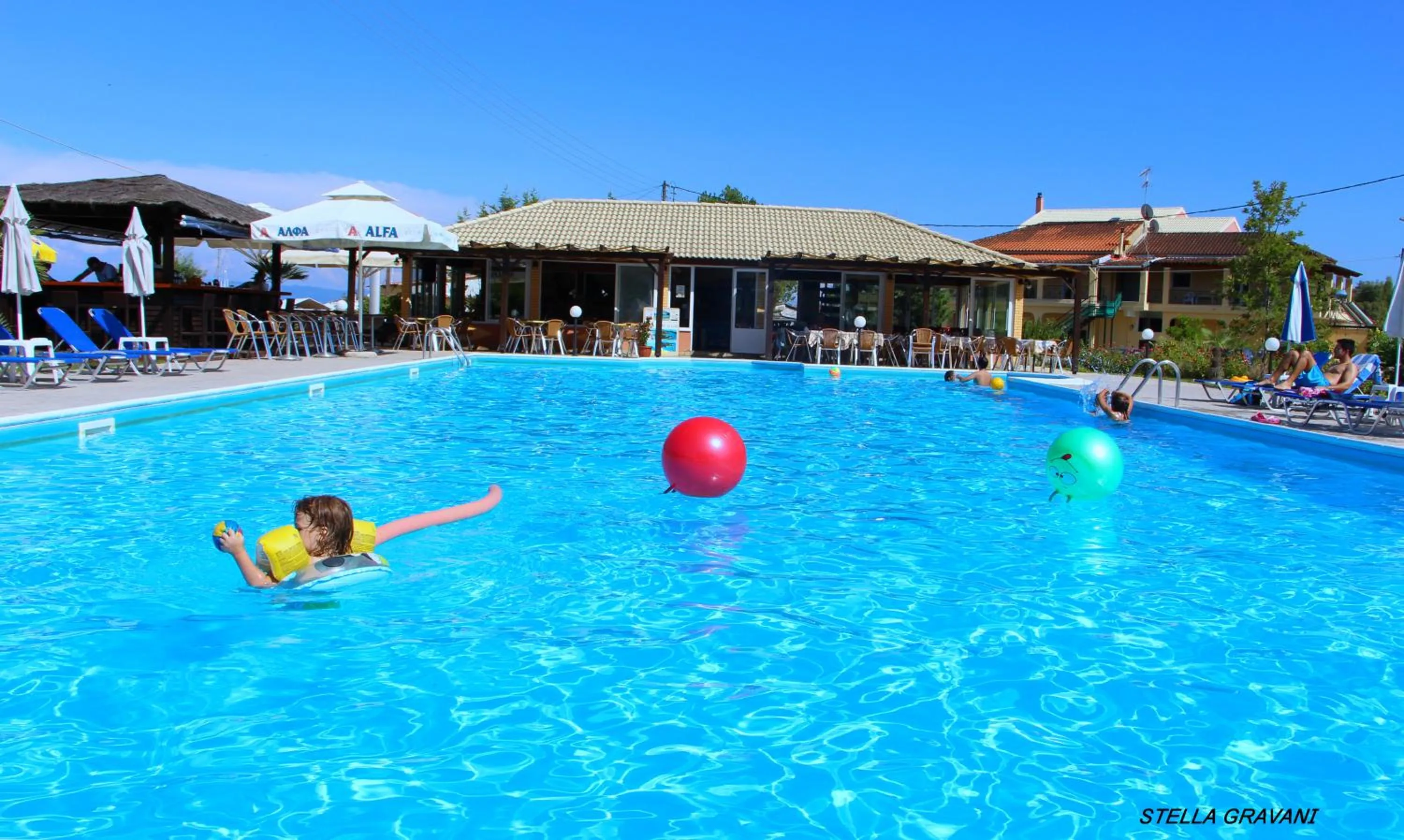 Swimming pool in Egrypos Hotel