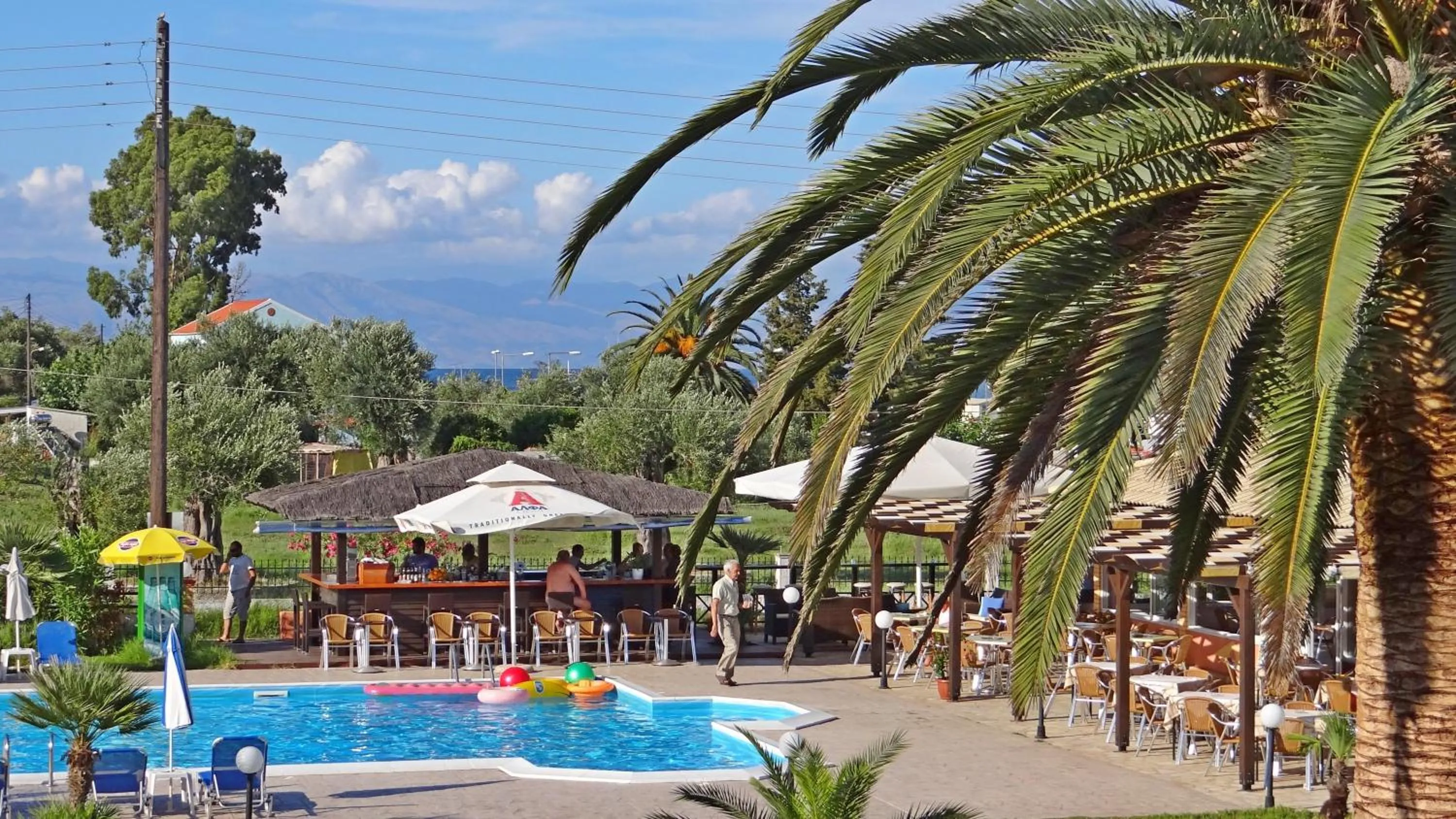 Garden view in Egrypos Hotel