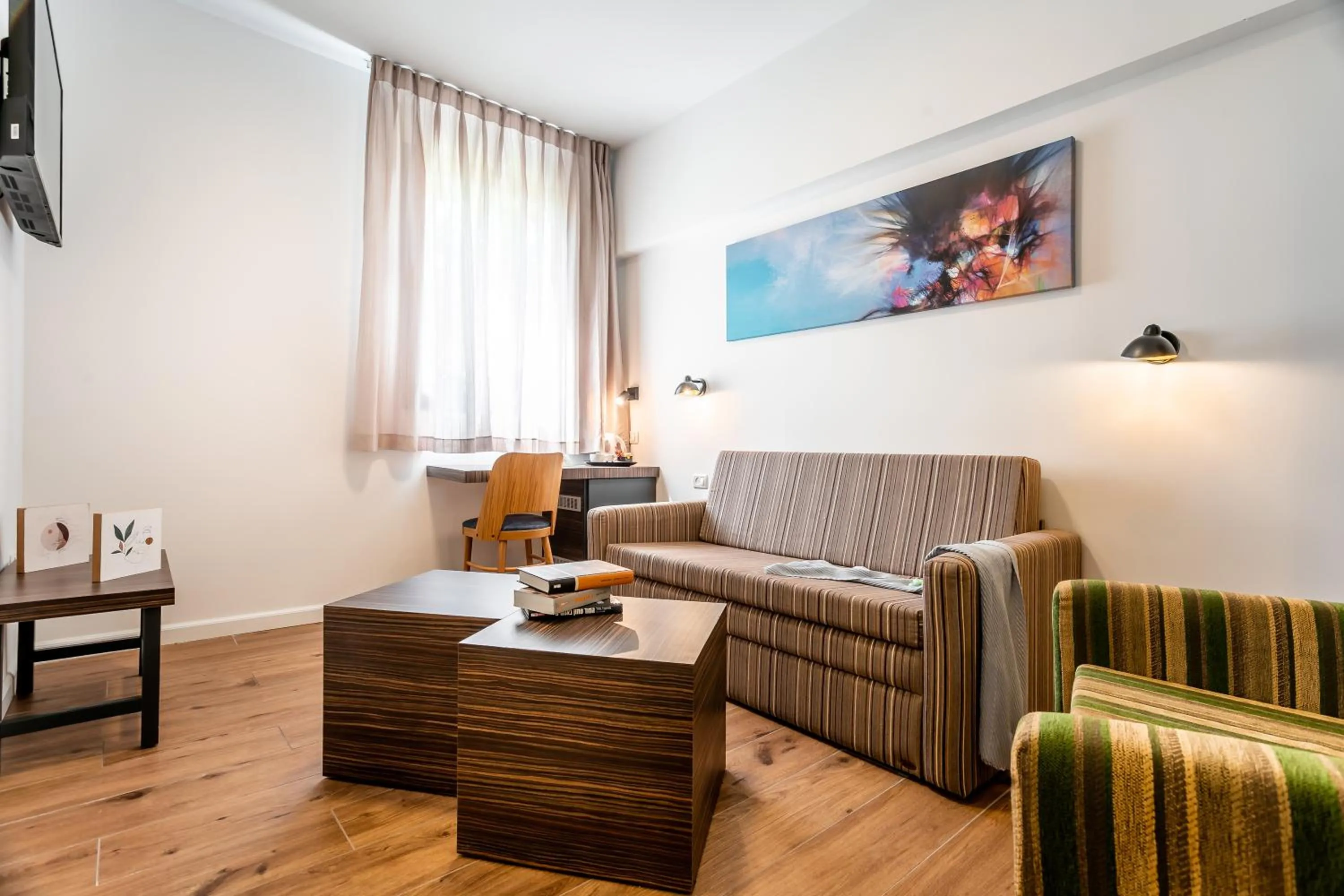 Living room in Nof Tavor Hotel