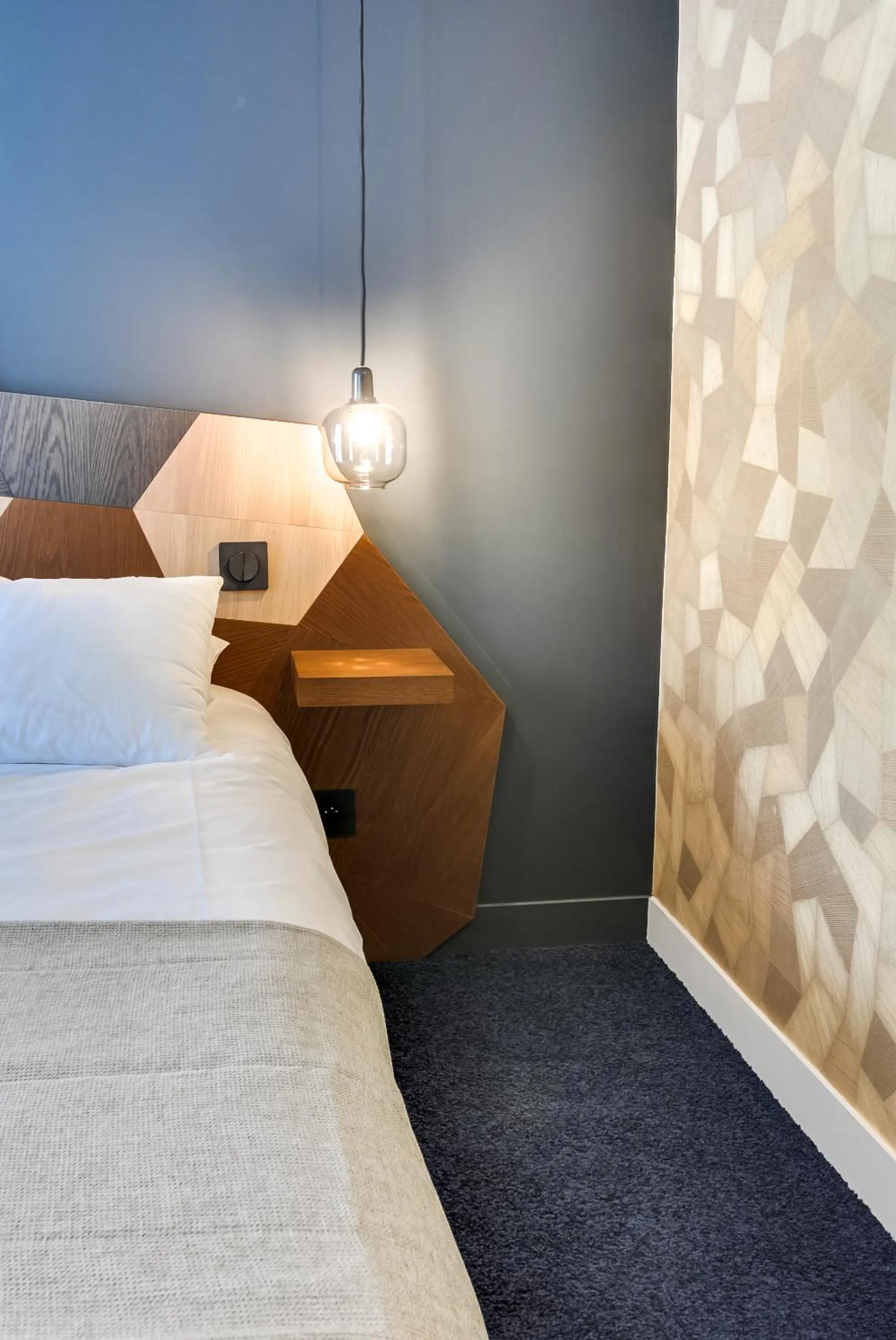 Decorative detail, Bed in WIT Hotel