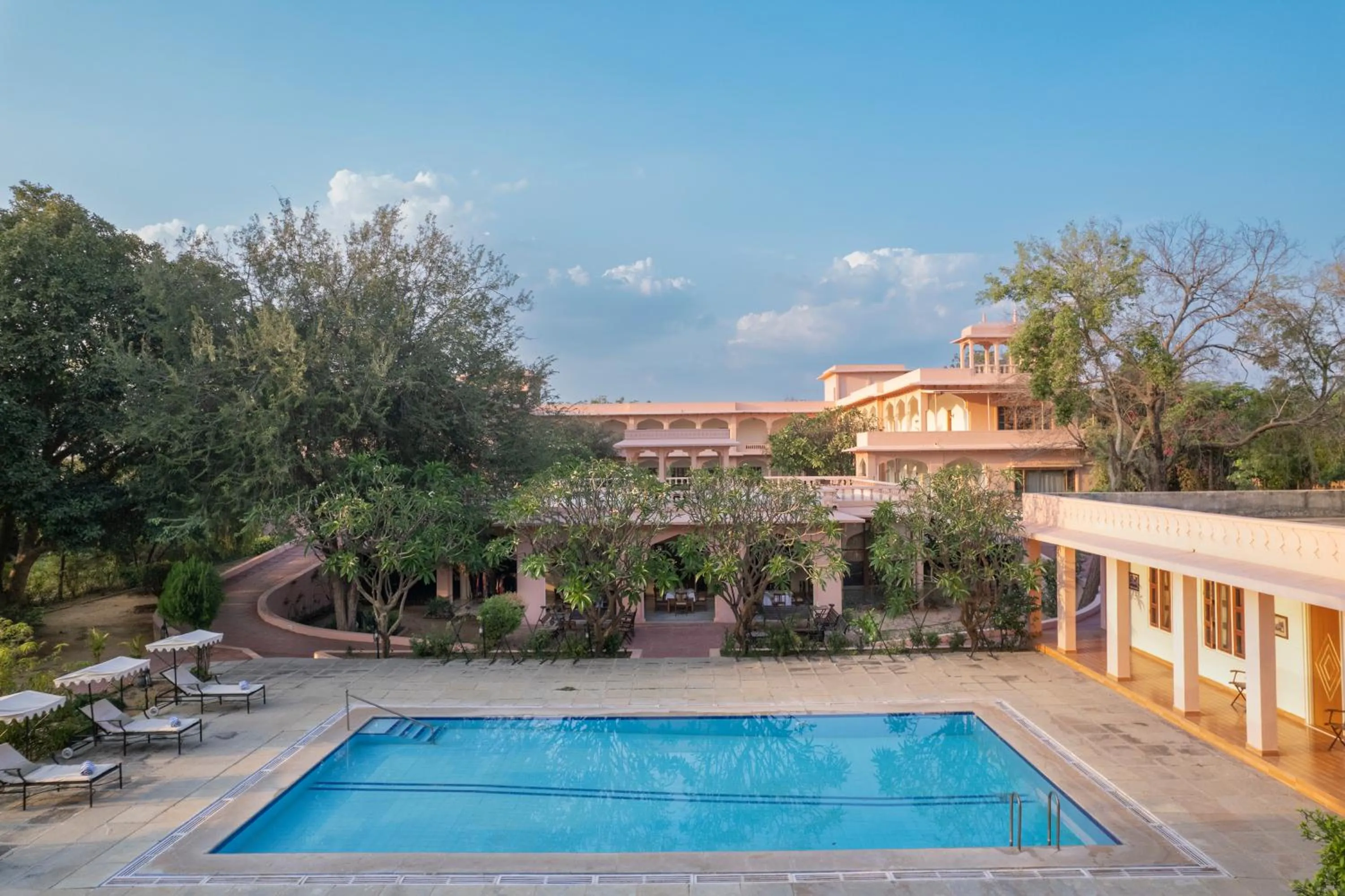 Pool view in Dev Vilas