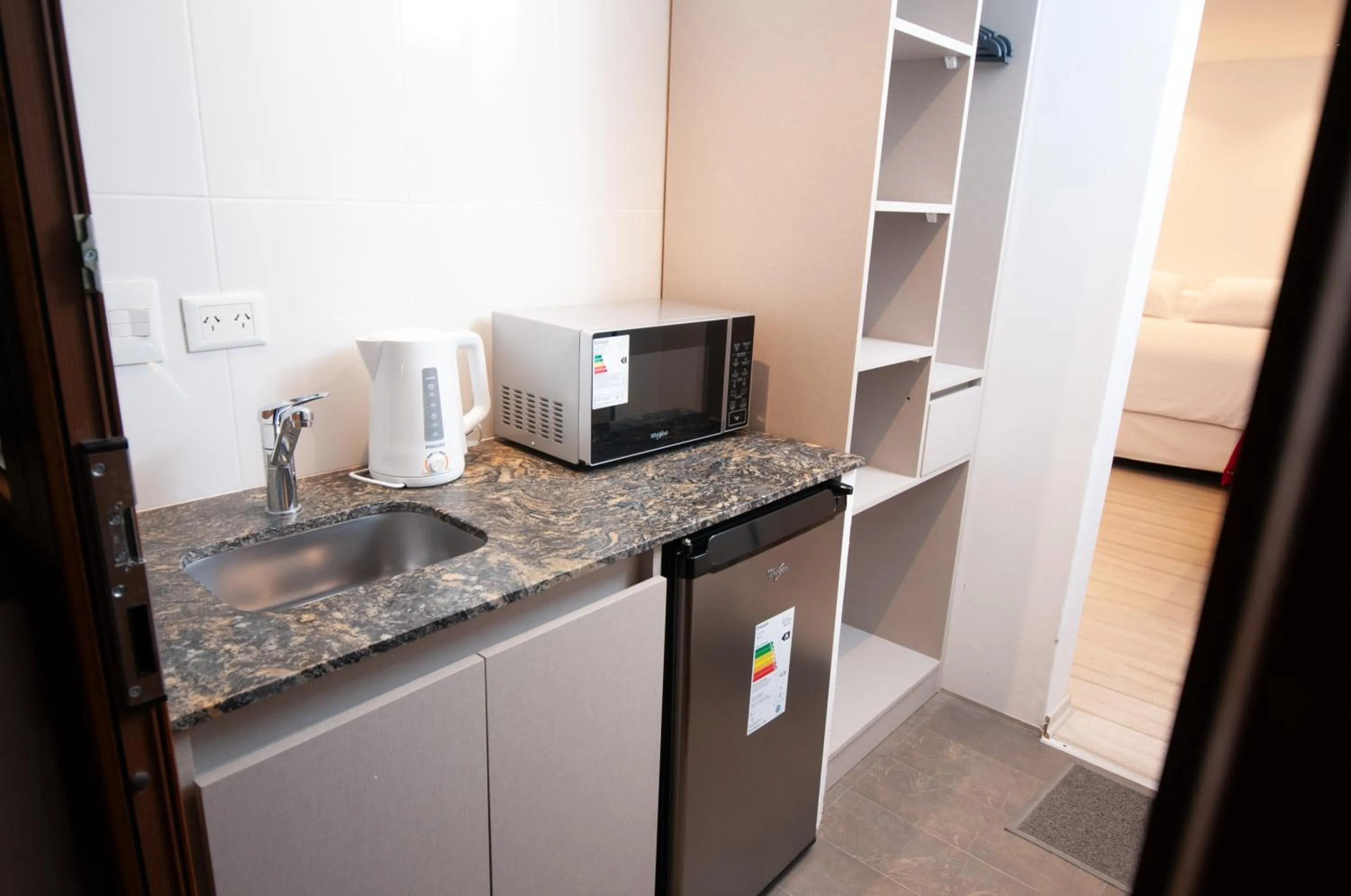 Kitchen or kitchenette in Hosteria Angelina