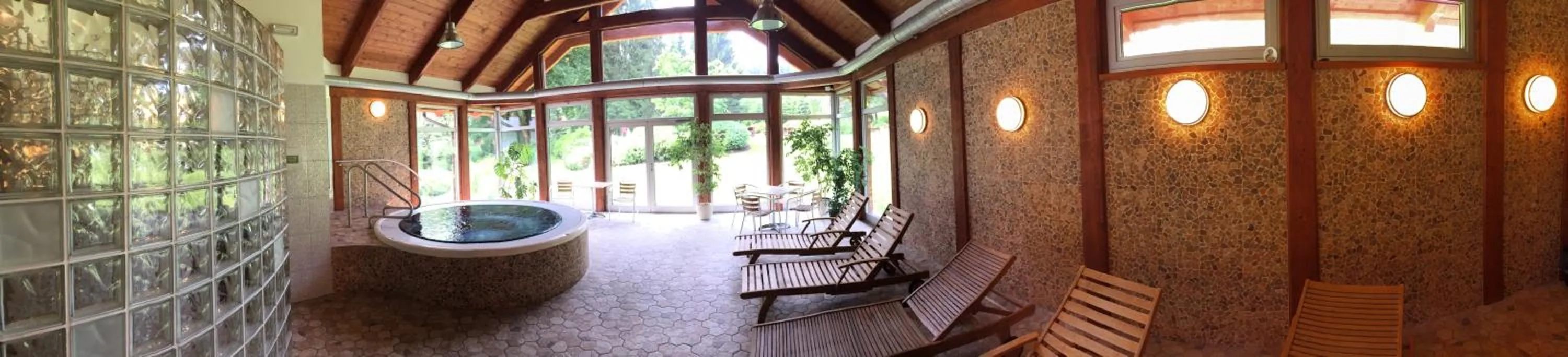 Hot Spring Bath in Spa & Wellness Hotel Harmonie