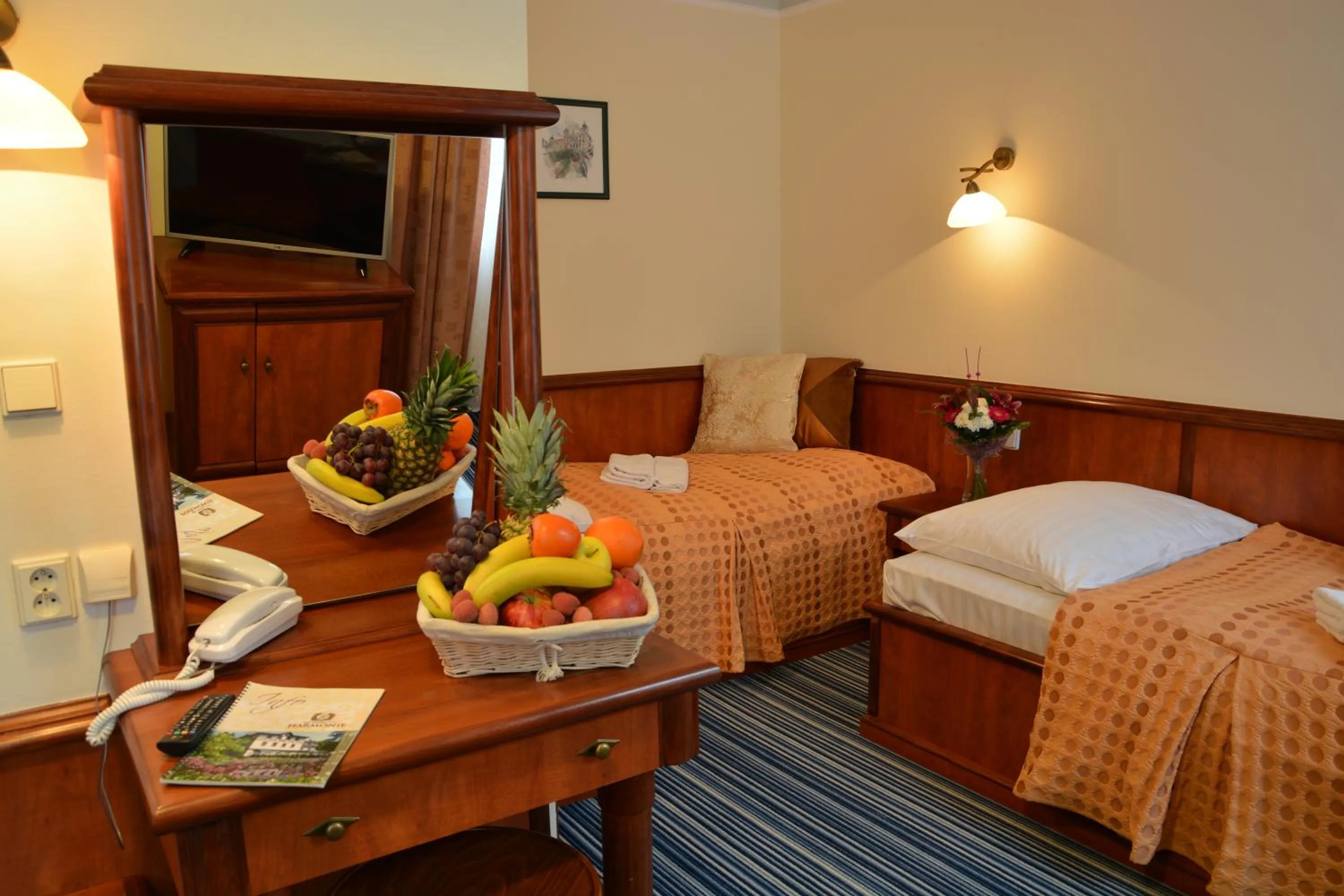 Photo of the whole room, Bed in Spa & Wellness Hotel Harmonie