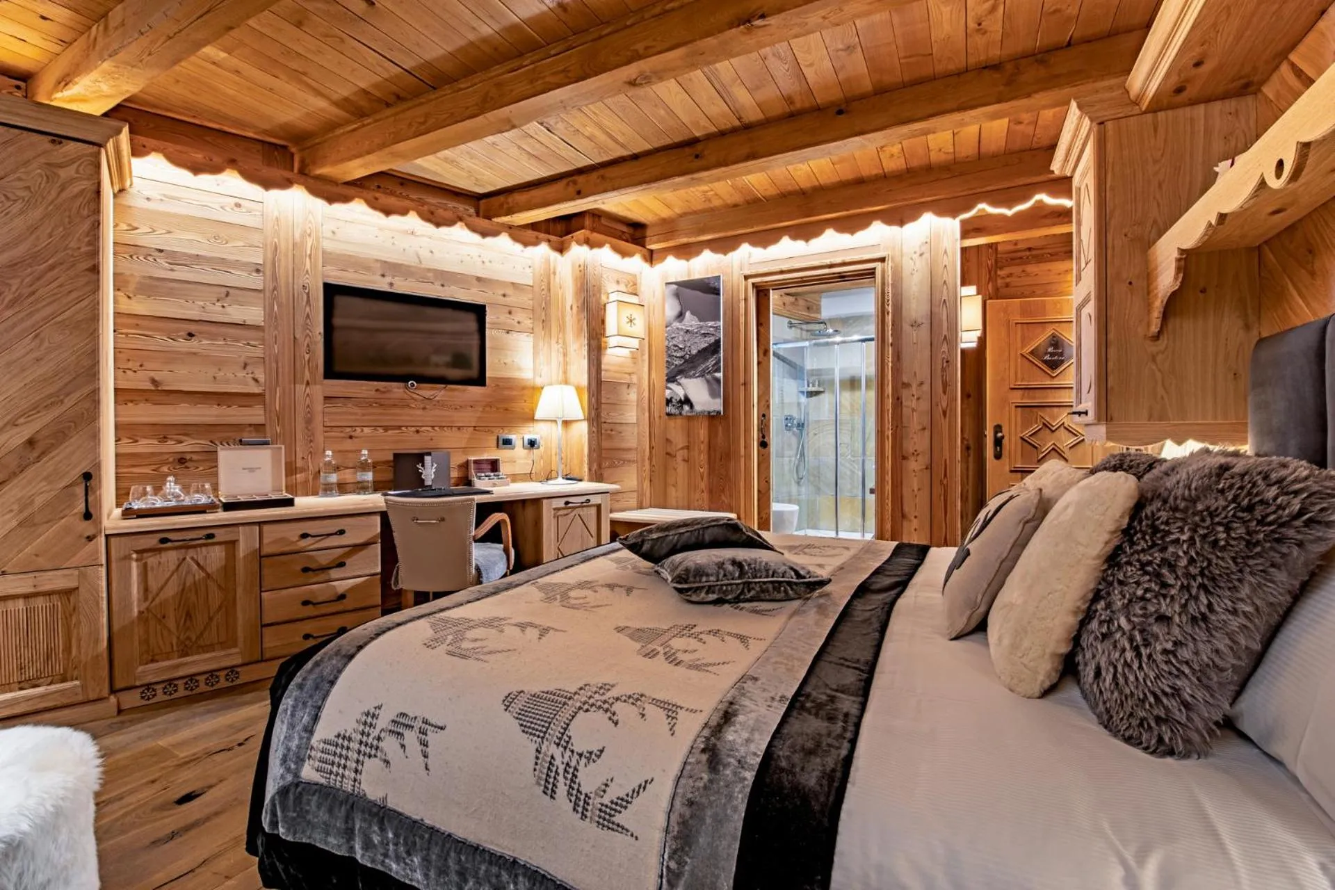 Bed in Fiocco di Neve Relais & SPA