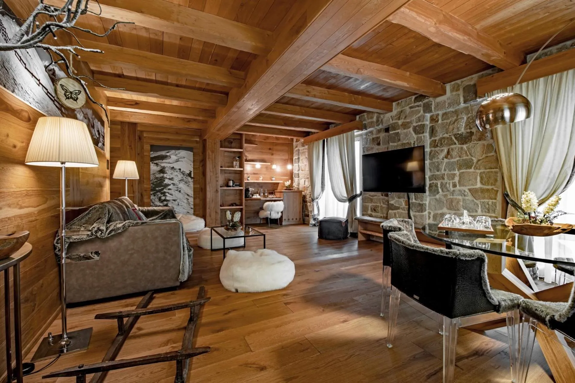Living room in Fiocco di Neve Relais & SPA
