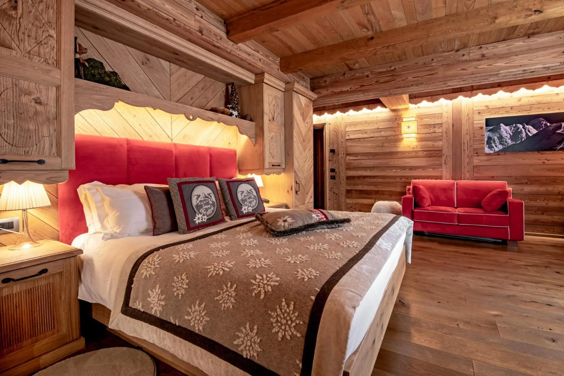 Bed in Fiocco di Neve Relais & SPA