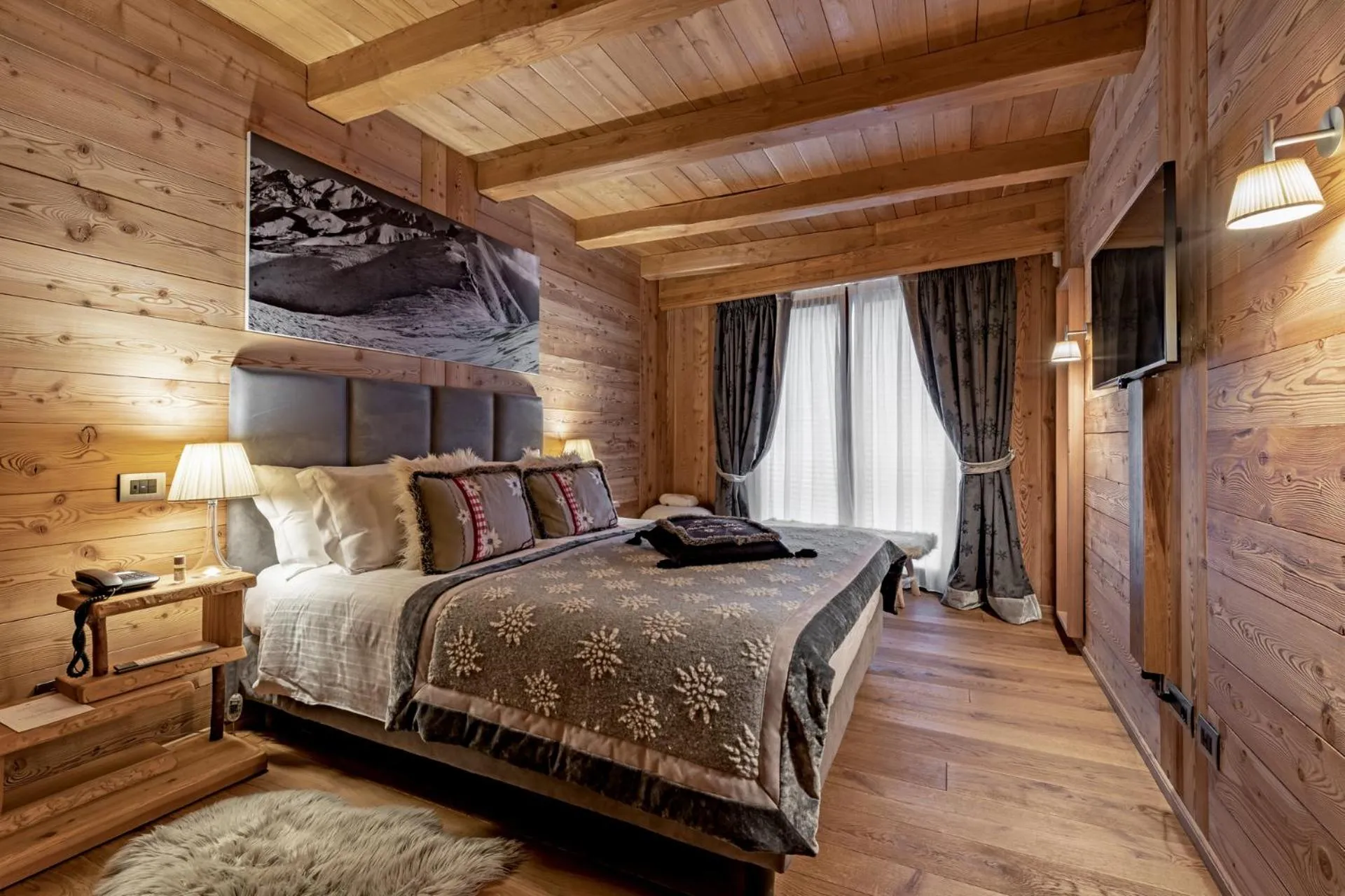 Bed in Fiocco di Neve Relais & SPA