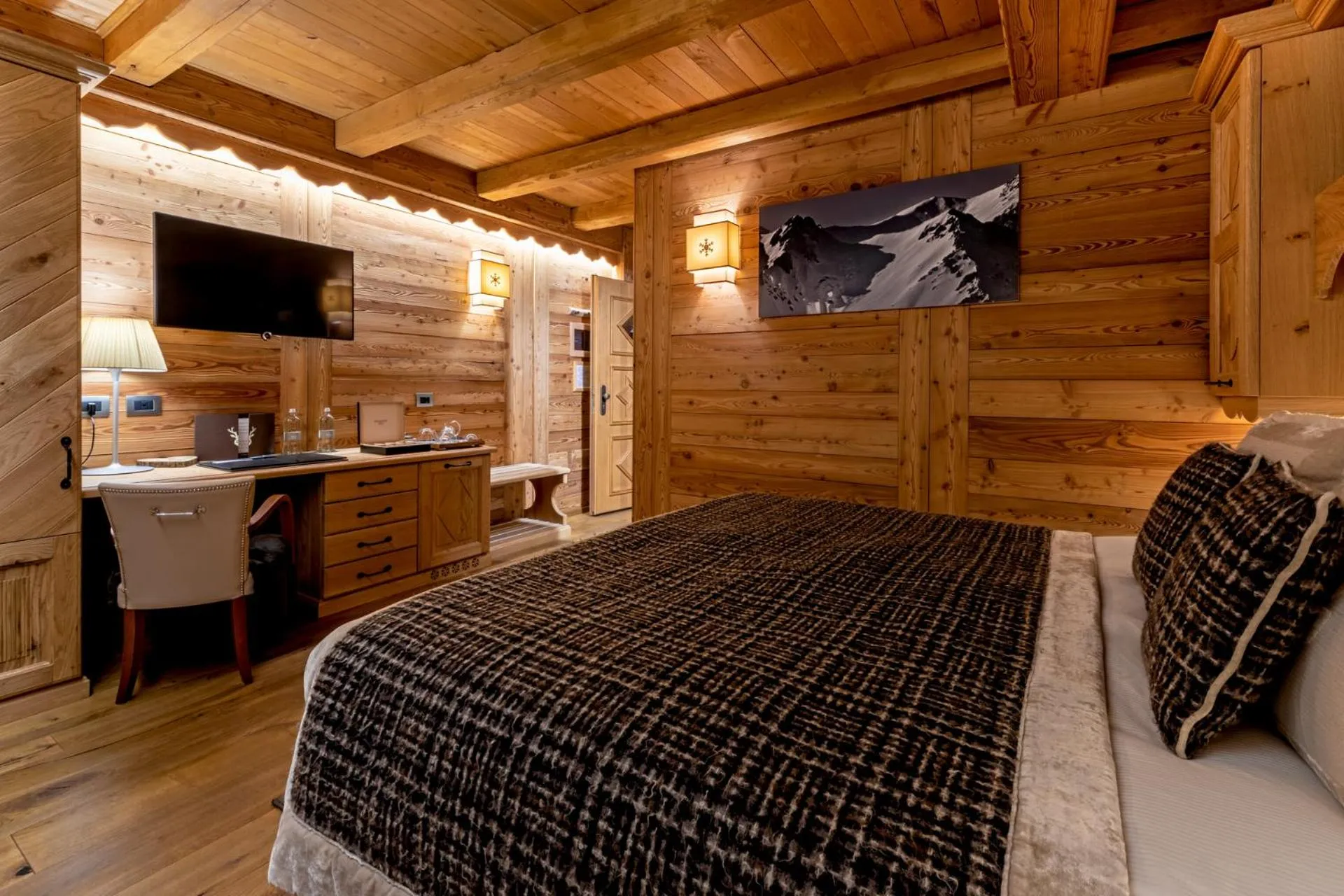 Bed in Fiocco di Neve Relais & SPA