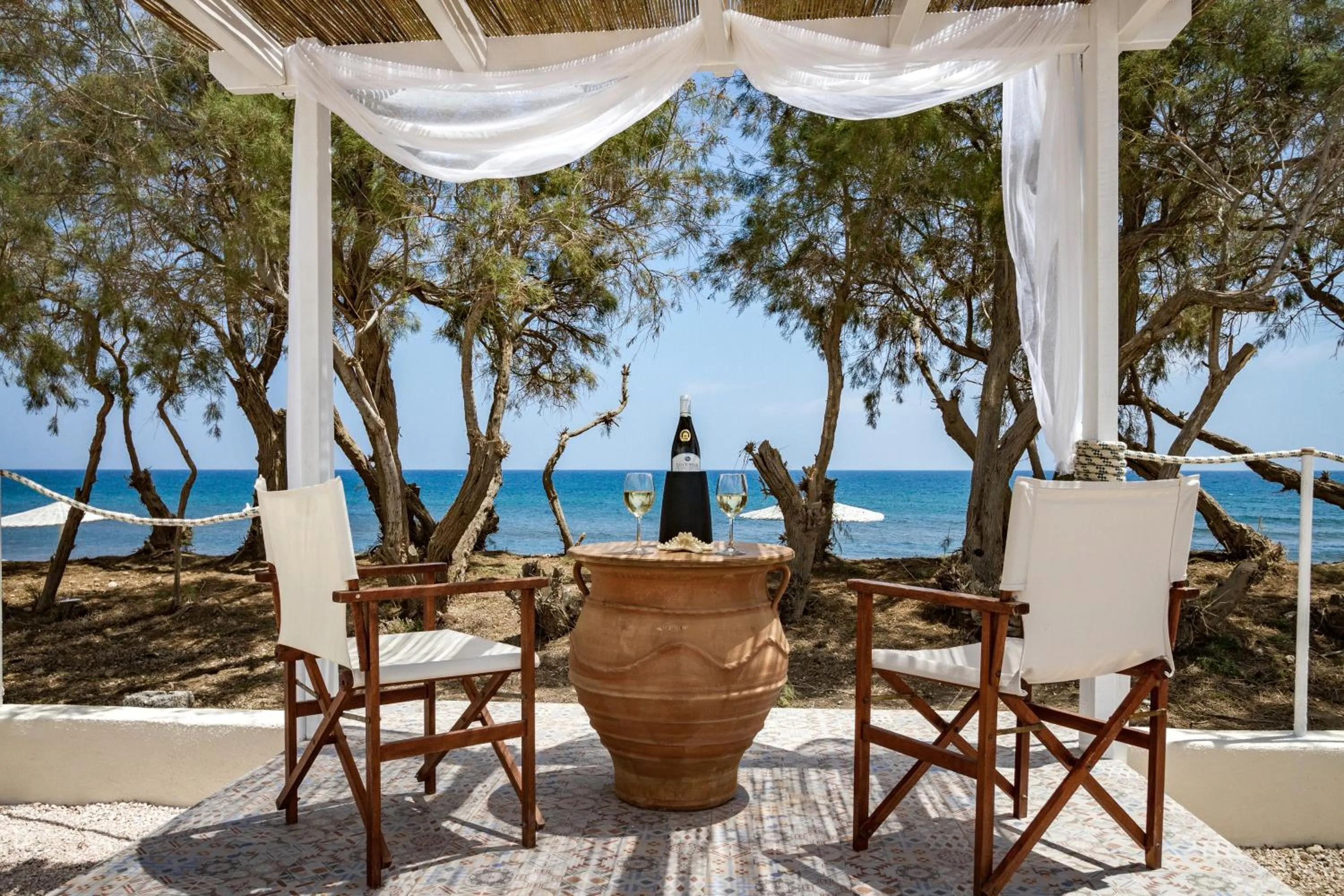 Natural landscape in Sea Sound White Katikies