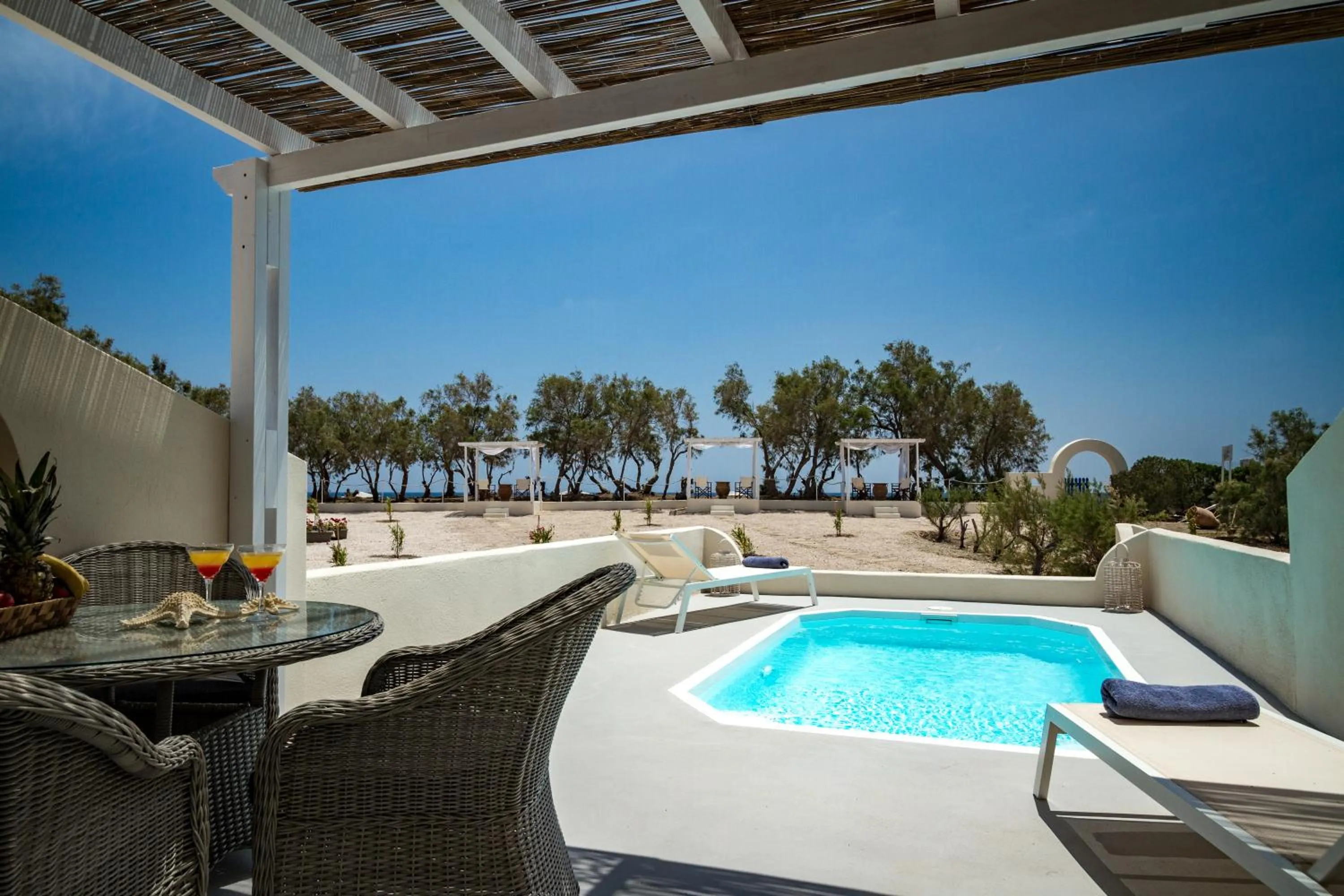 Balcony/Terrace in Sea Sound White Katikies