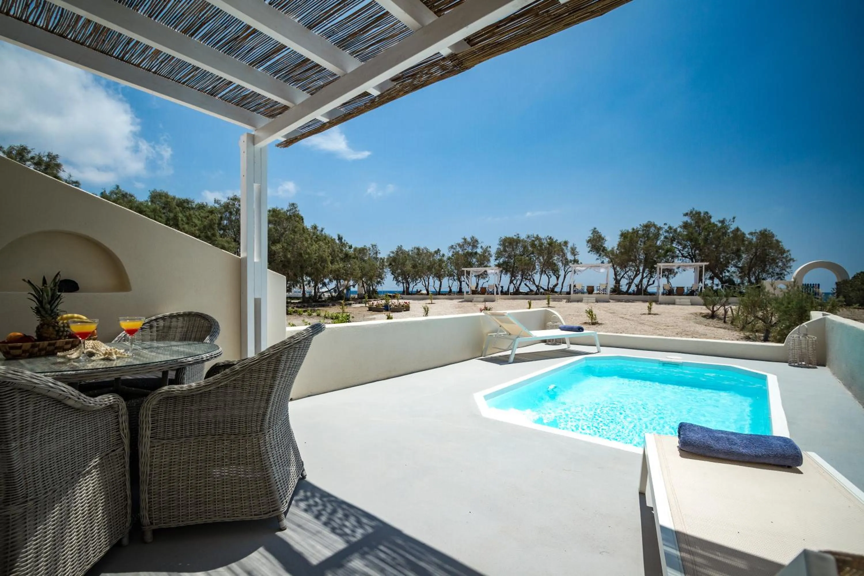 Balcony/Terrace in Sea Sound White Katikies