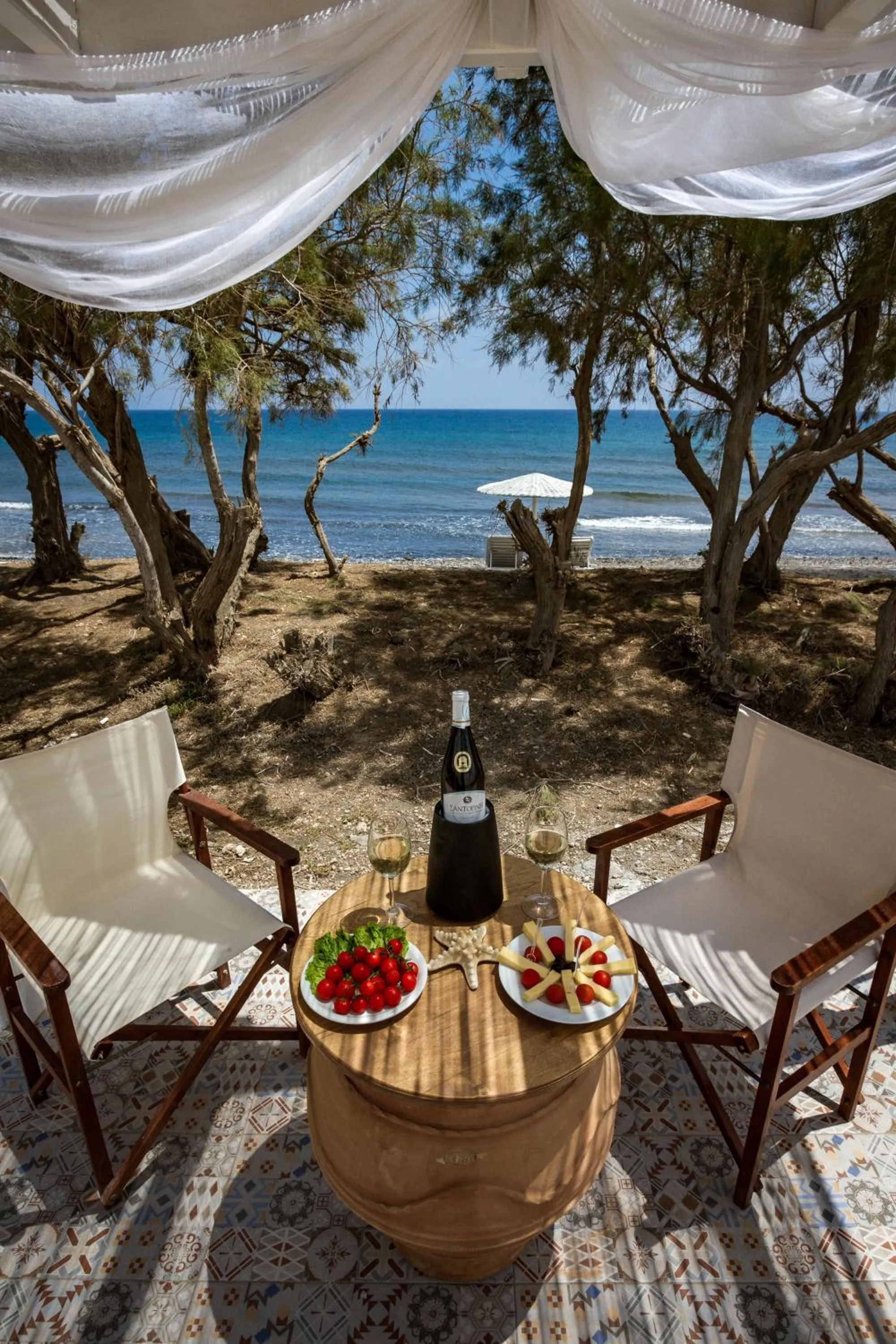 Natural landscape in Sea Sound White Katikies