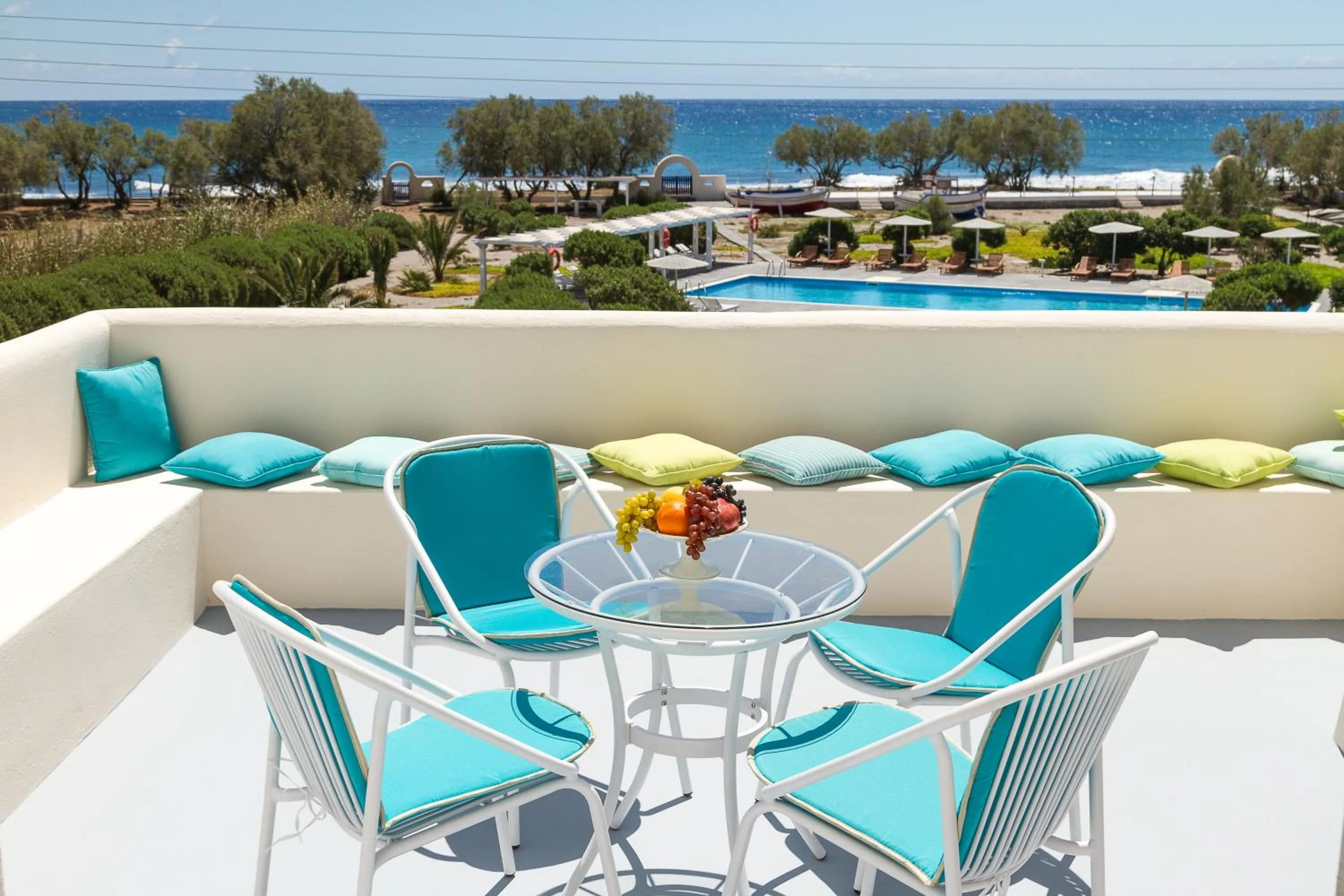 Balcony/Terrace in Sea Sound White Katikies