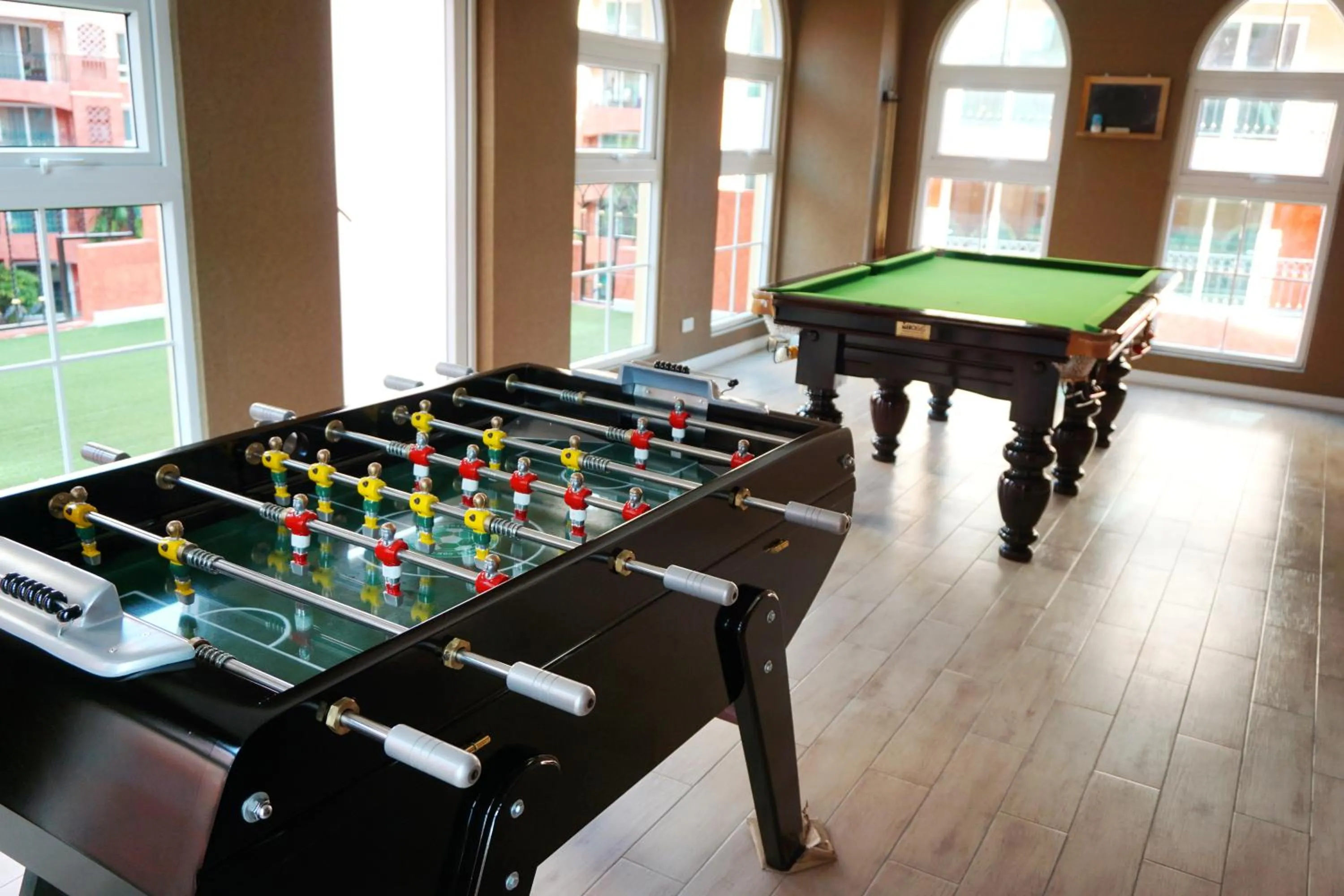 Game Room in Seven Seas Resort Pattaya & Sofa bed