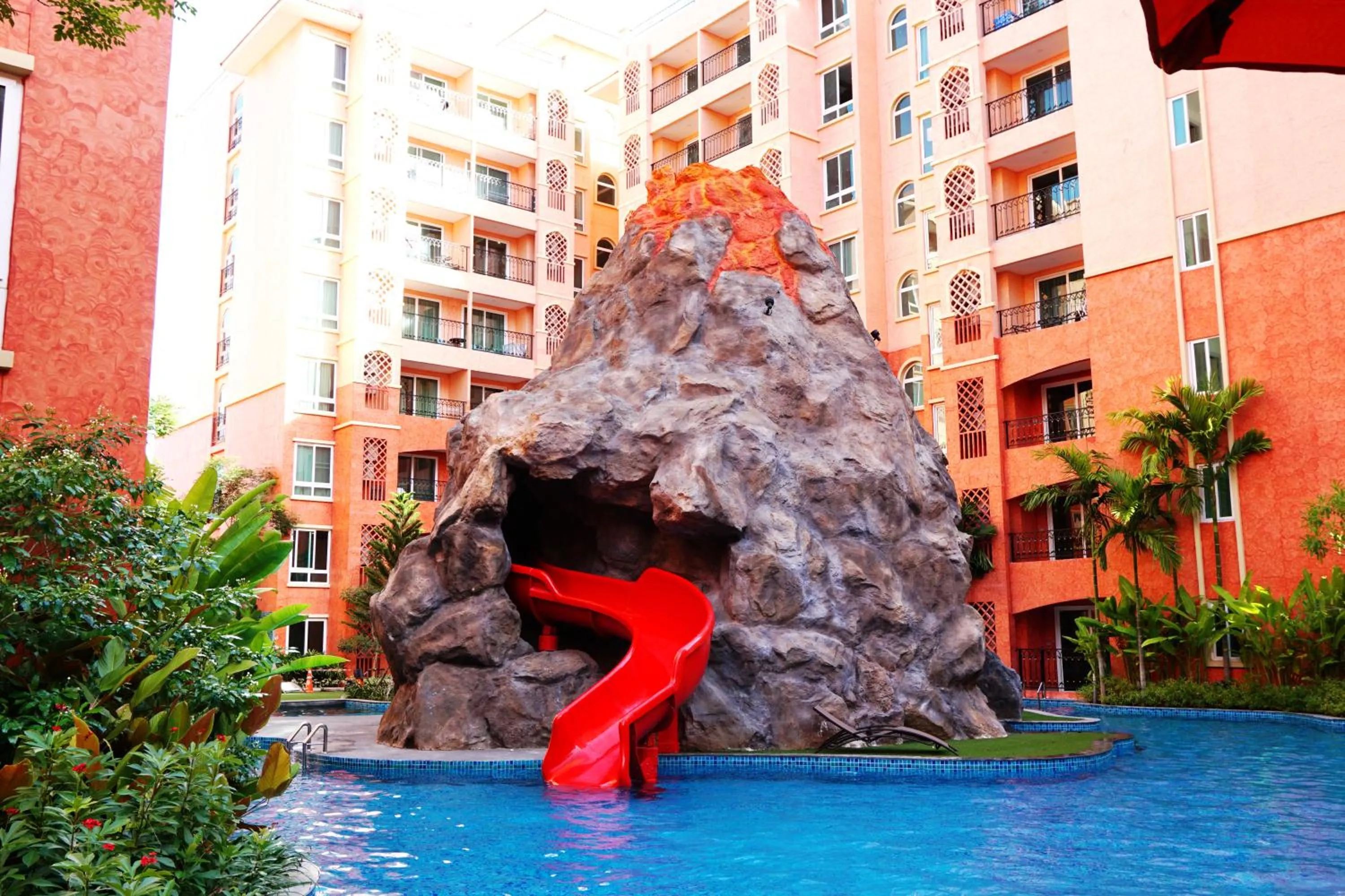 Aqua park in Seven Seas Resort Pattaya & Sofa bed