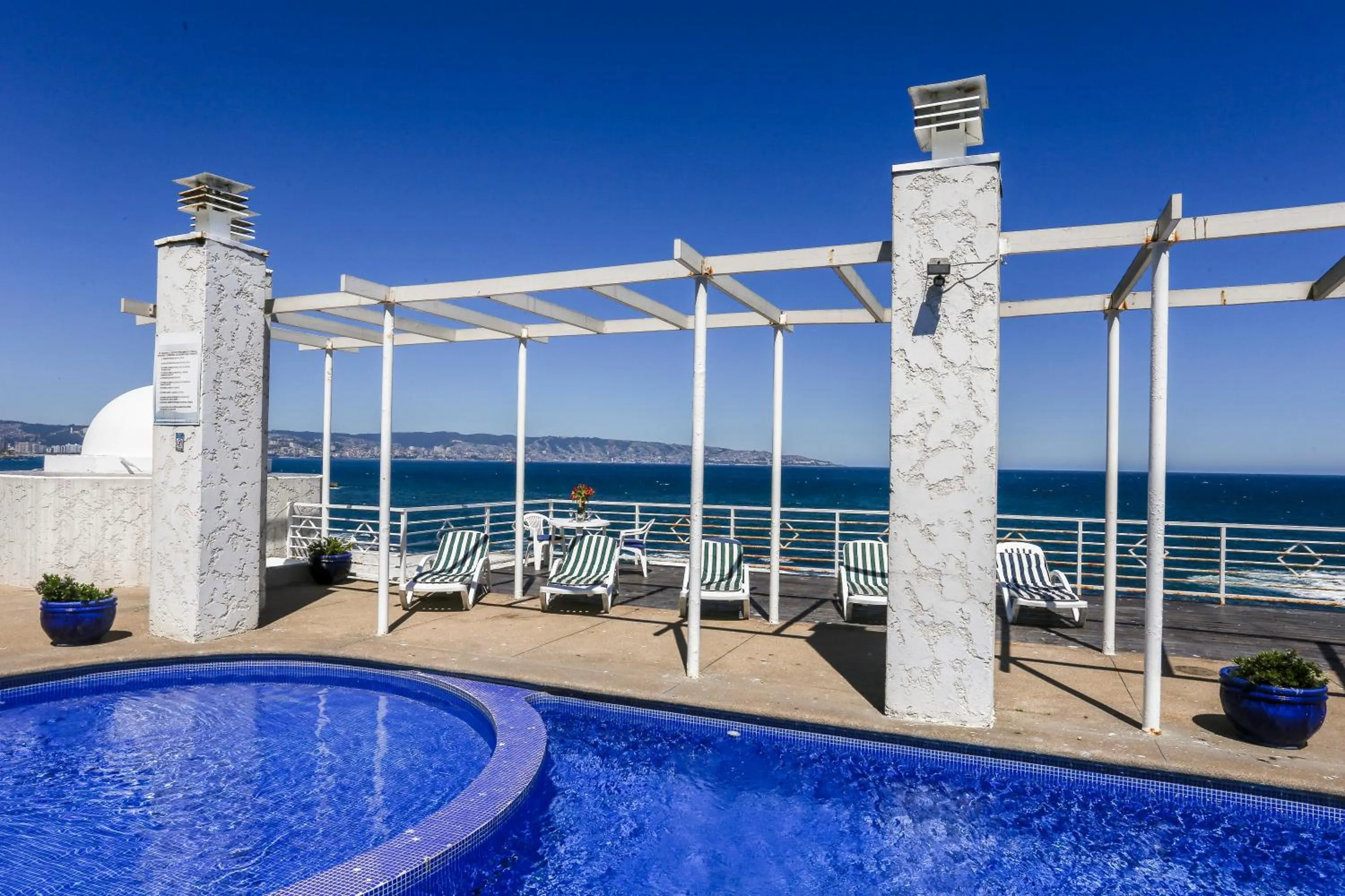 Swimming pool in MR Mar Suites (ex Neruda Mar Suites)