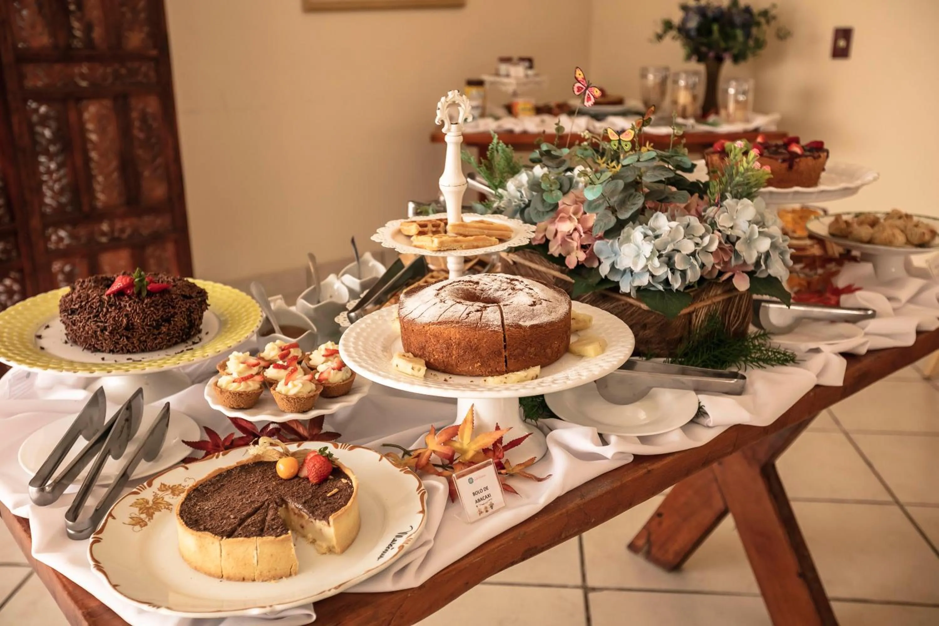 Food and drinks in Pousada das Hortênsias