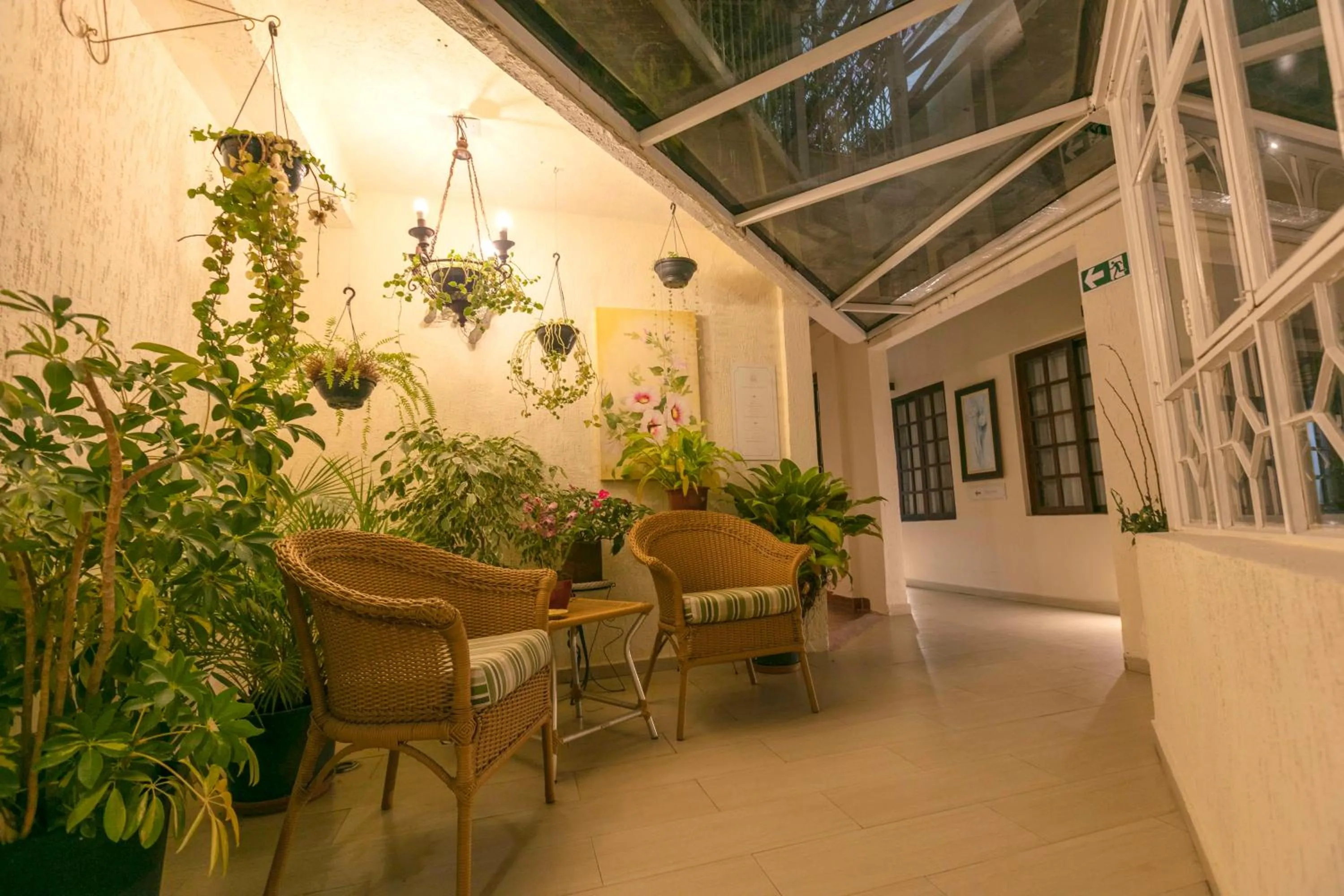 Seating area in Pousada das Hortênsias