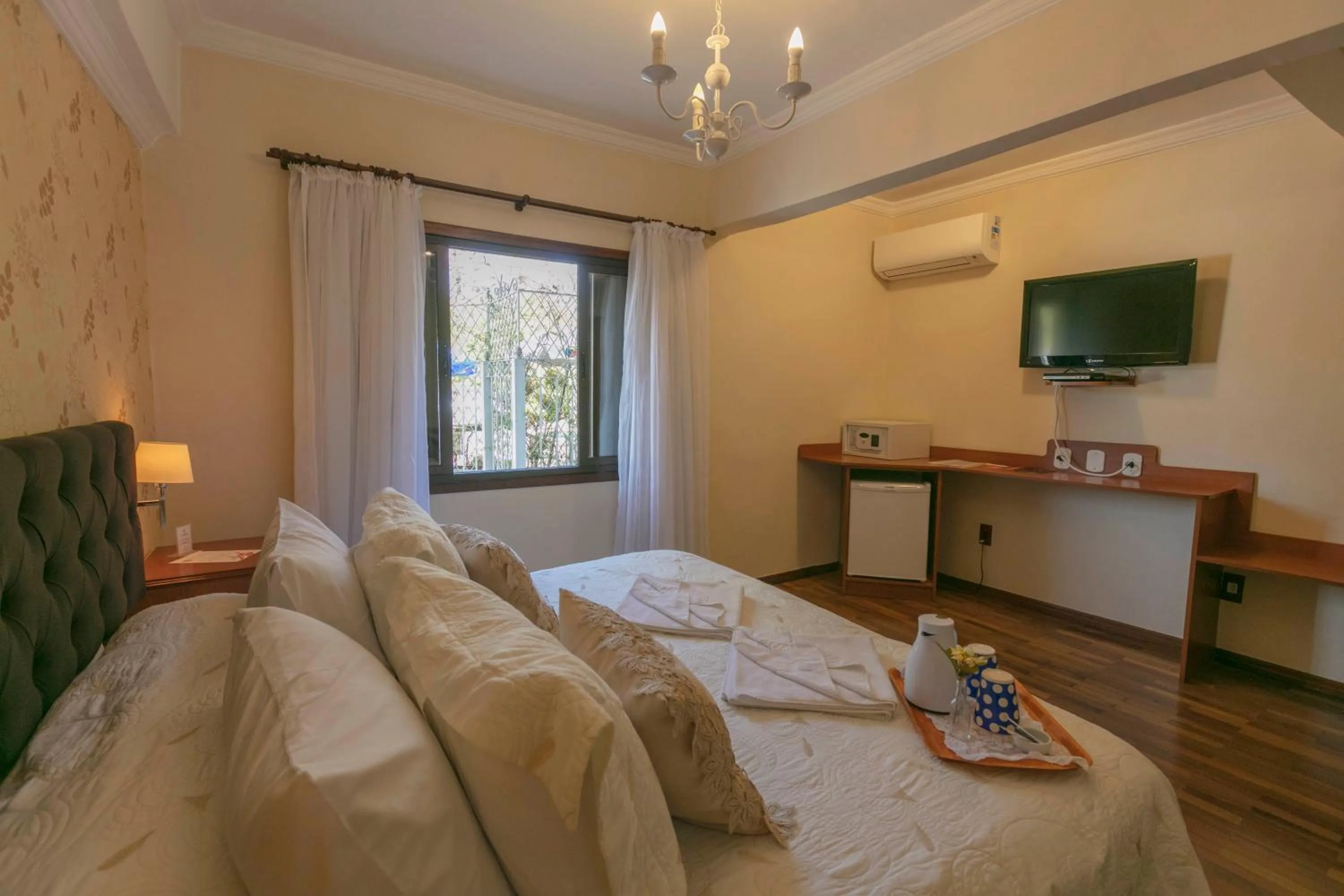 Bedroom, Bed in Pousada das Hortênsias