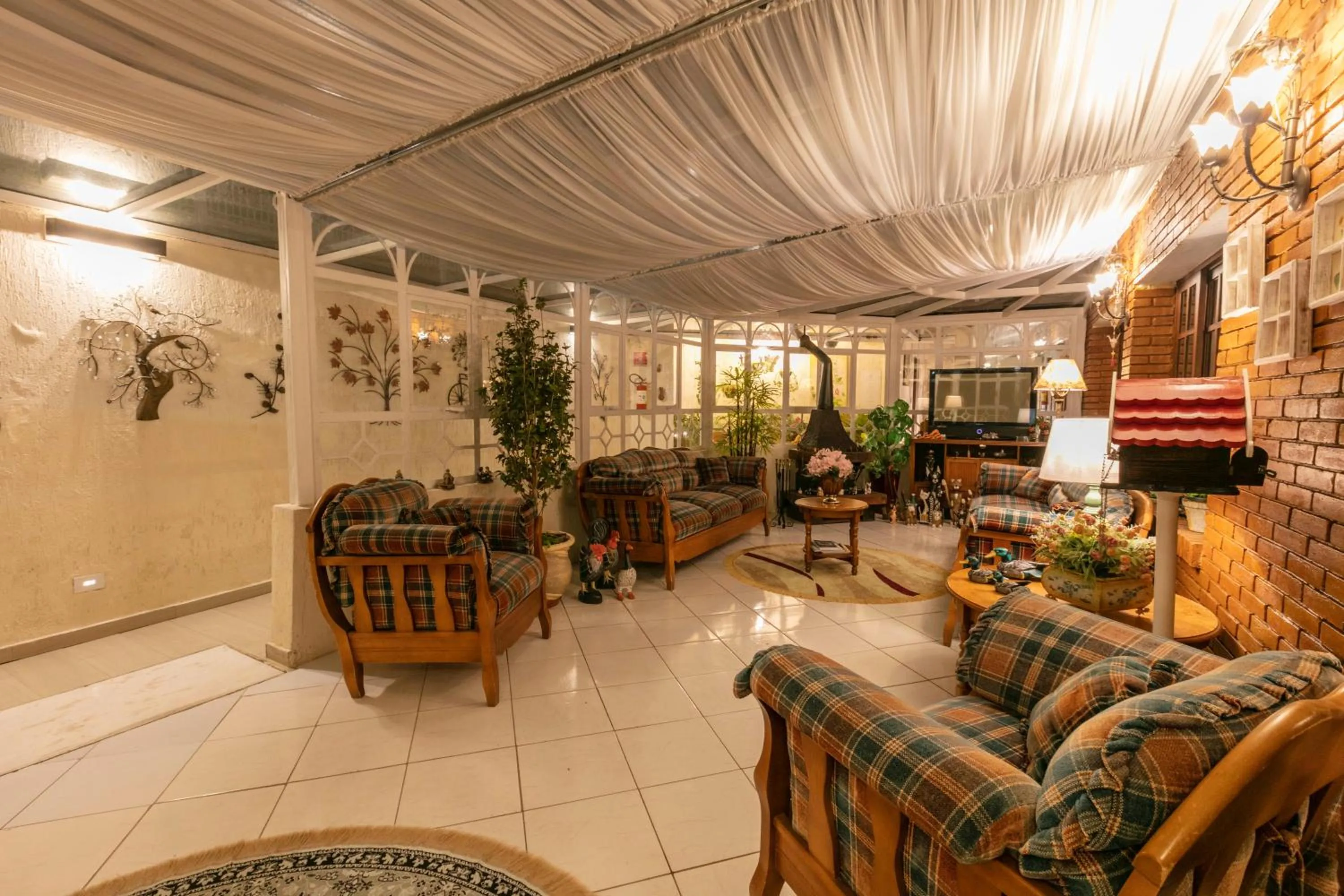 Living room in Pousada das Hortênsias